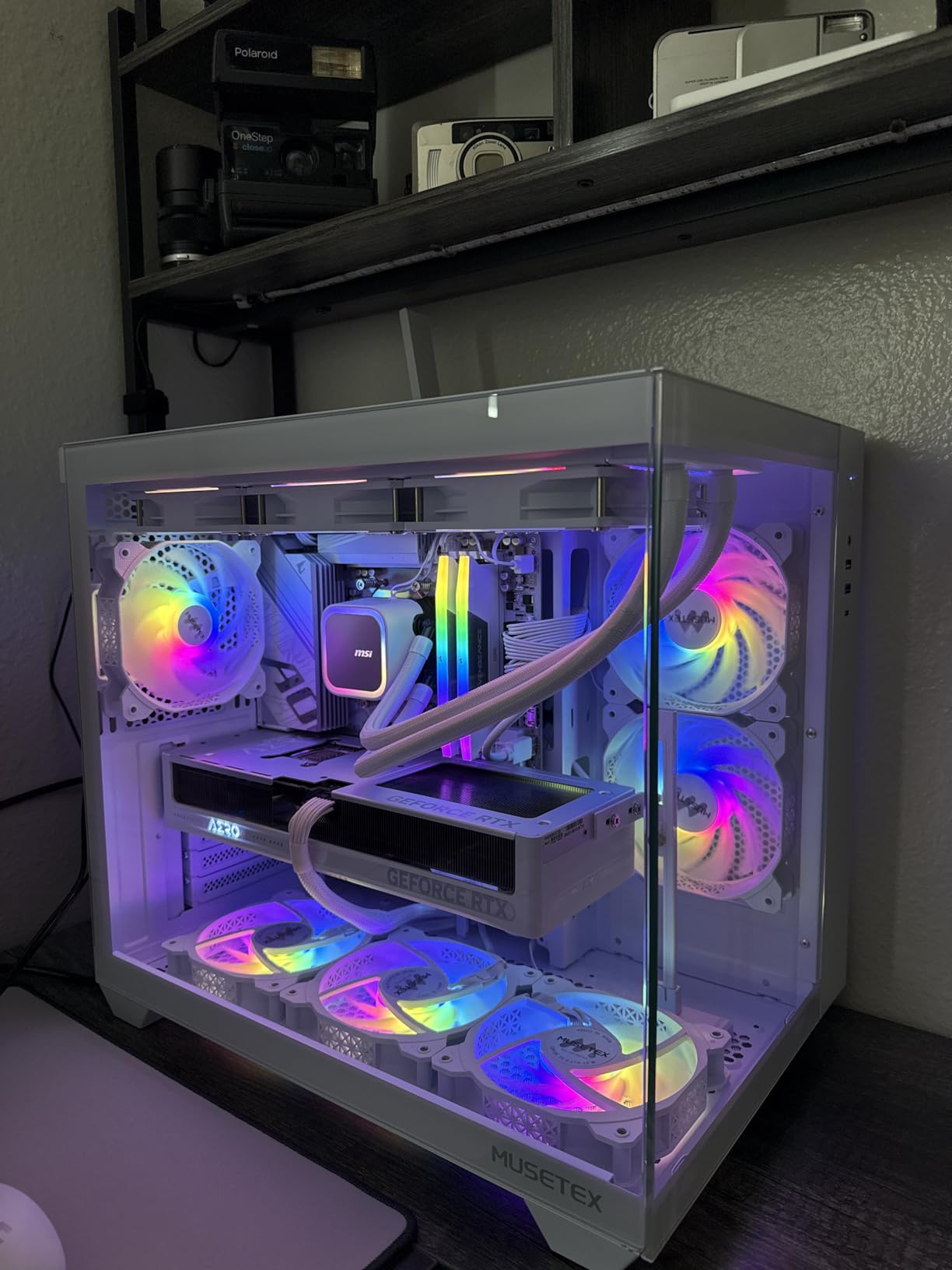 MSI MAG Coreliquid A13 360 White - AIO ARGB CPU Liquid Cooler - 360mm Radiator - LGA 1700/1851 / AM5/AM4 Compatible customer photo 2