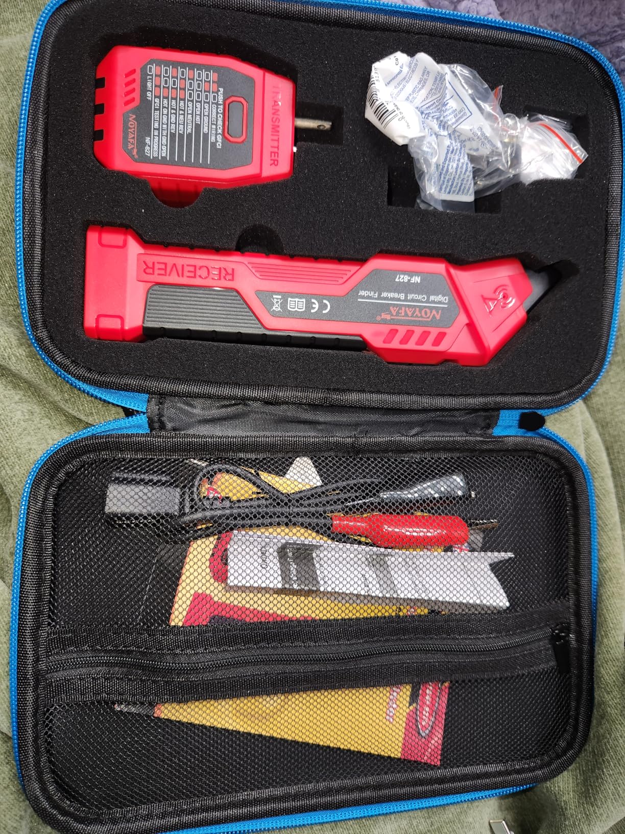 NOYAFA NF-827 Circuit Breaker Finder Tool with 3 Accessories & GFCI Outlet Tester, 90-120V AC Circuit Breaker Finder customer photo 1