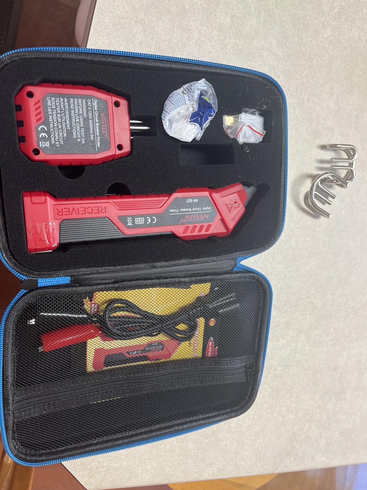 NOYAFA NF-827 Circuit Breaker Finder Tool with 3 Accessories & GFCI Outlet Tester, 90-120V AC Circuit Breaker Finder customer photo 2