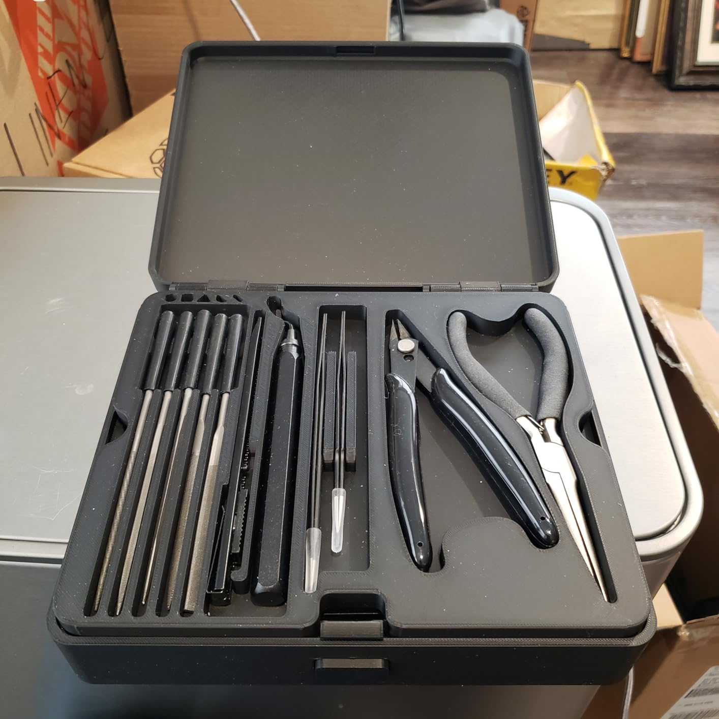 3D Printer Tools Kit, Quality 3D Printing Tool Kit for Model Finishing/Deburring/Drilling, 3D Printer Accessories for All FDM/SLA Printers Removing Support, Cutting Filament, Cleaning Nozzle customer photo 2