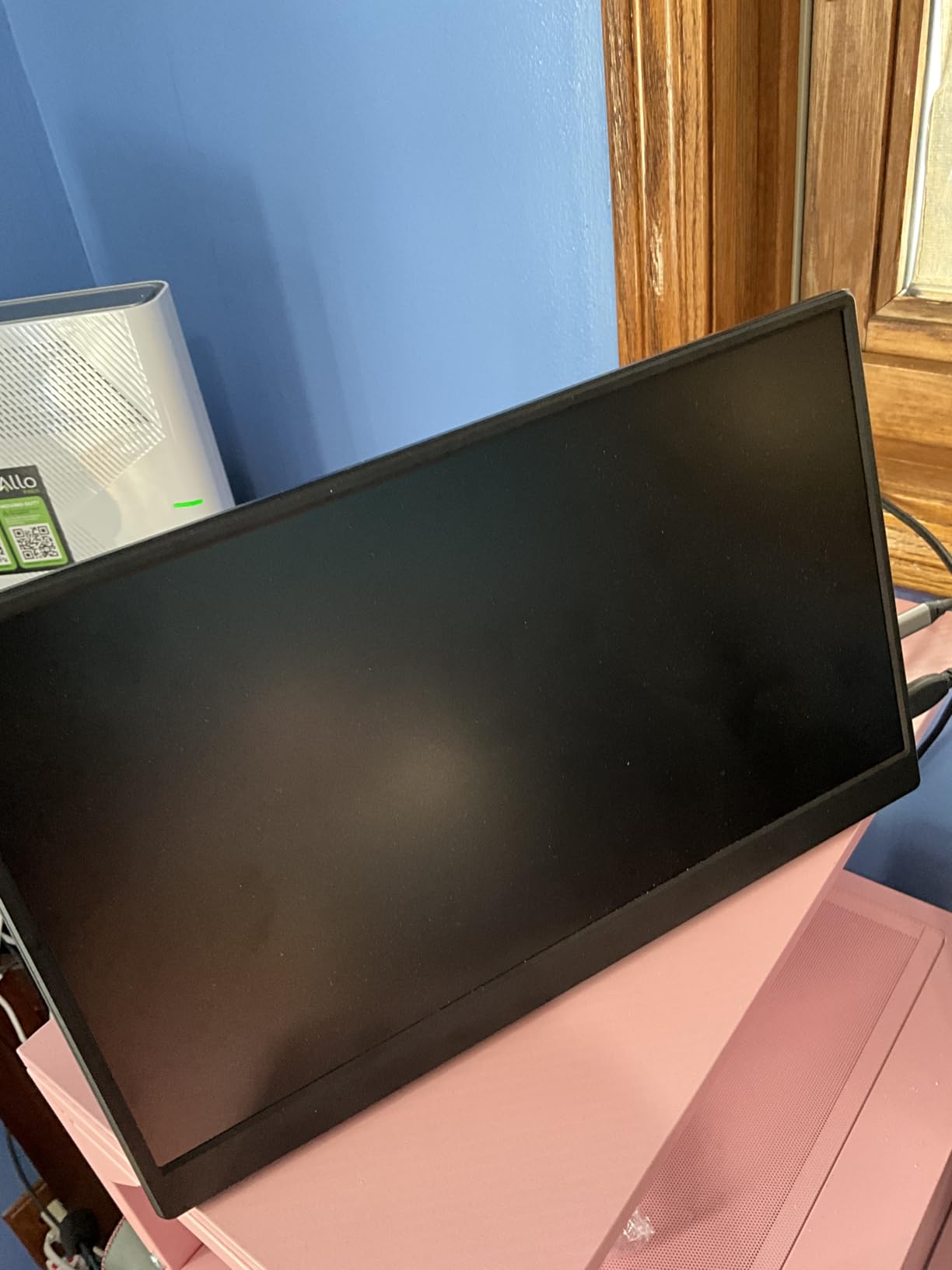 Portable Monitor 15.6-inch FHD 1080P Ultra-Slim Travel External Monitor HDR IPS Gaming Display with Kickstand &Speakers USB-C HDMI Plug&Play, for Laptop PC Phone PS4/5 Xbox Switch customer photo 1