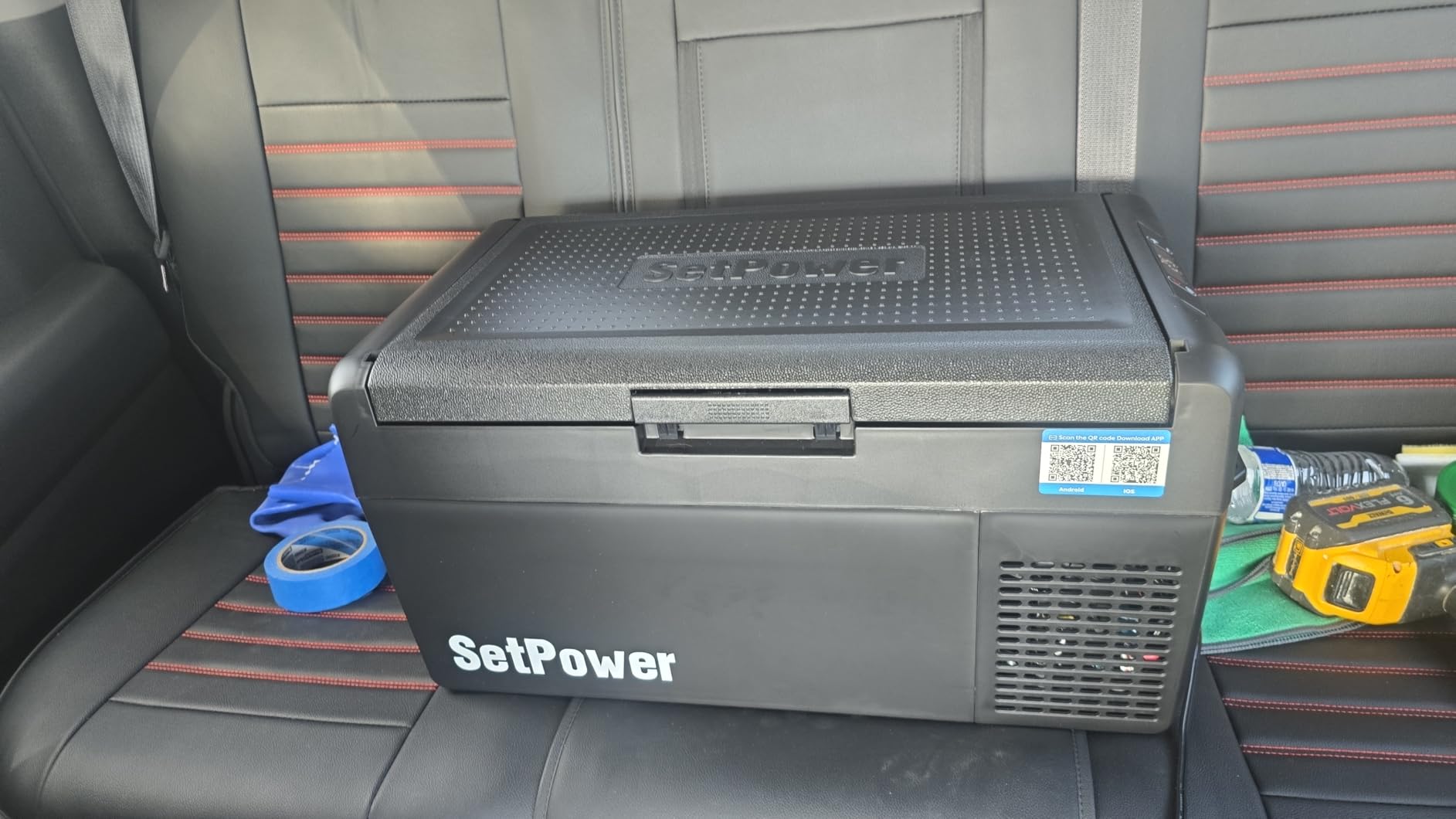 Setpower 12V Refrigerator 21 Quart Portable Freezer 50 Hours Keep Cool for Car Camping Truck Van RV customer photo 1