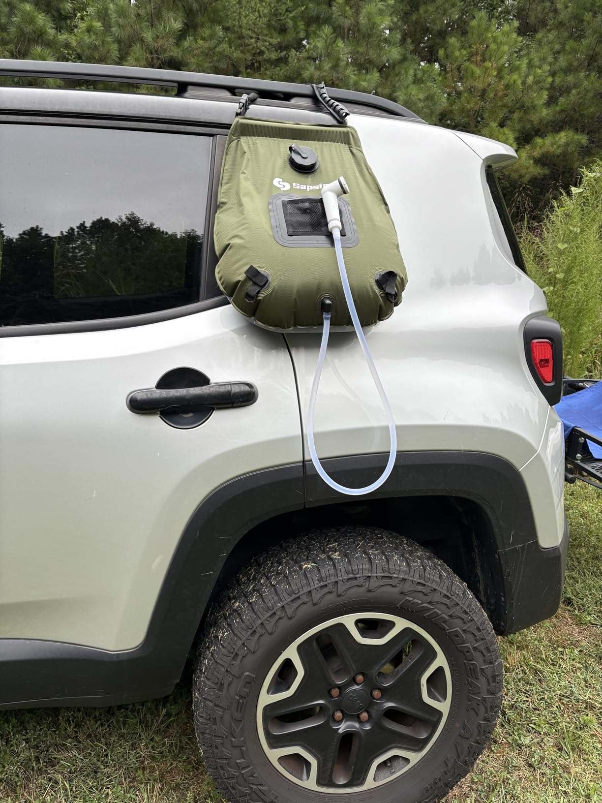 sapsisel Camping Shower Bag - 5 Gal/20L Solar Heating Camping Shower with Upgraded Hose and Shower Head customer photo 1