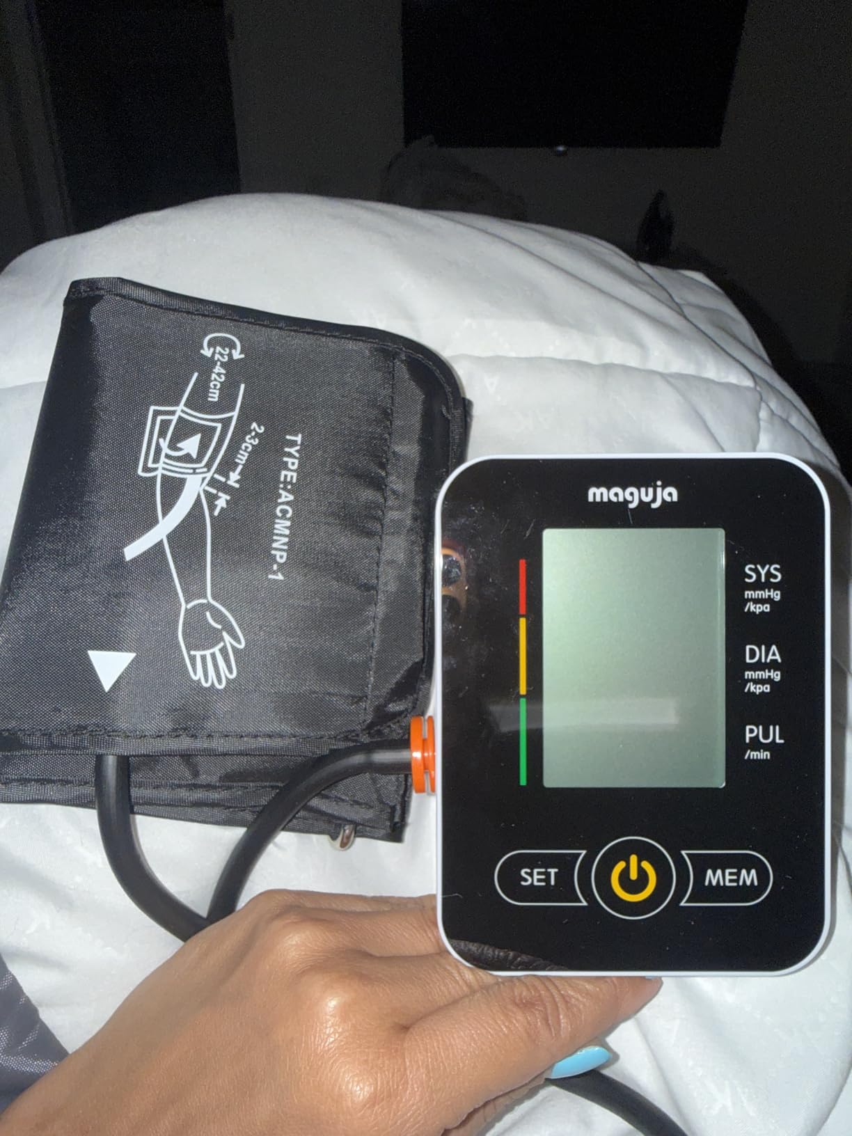 Arm Blood Pressure Monitor,maguja Blood Pressure Machine,BP Monitor Automatic Upper Arm Digital with Blood Pressure Cuff for Home Use customer photo 1
