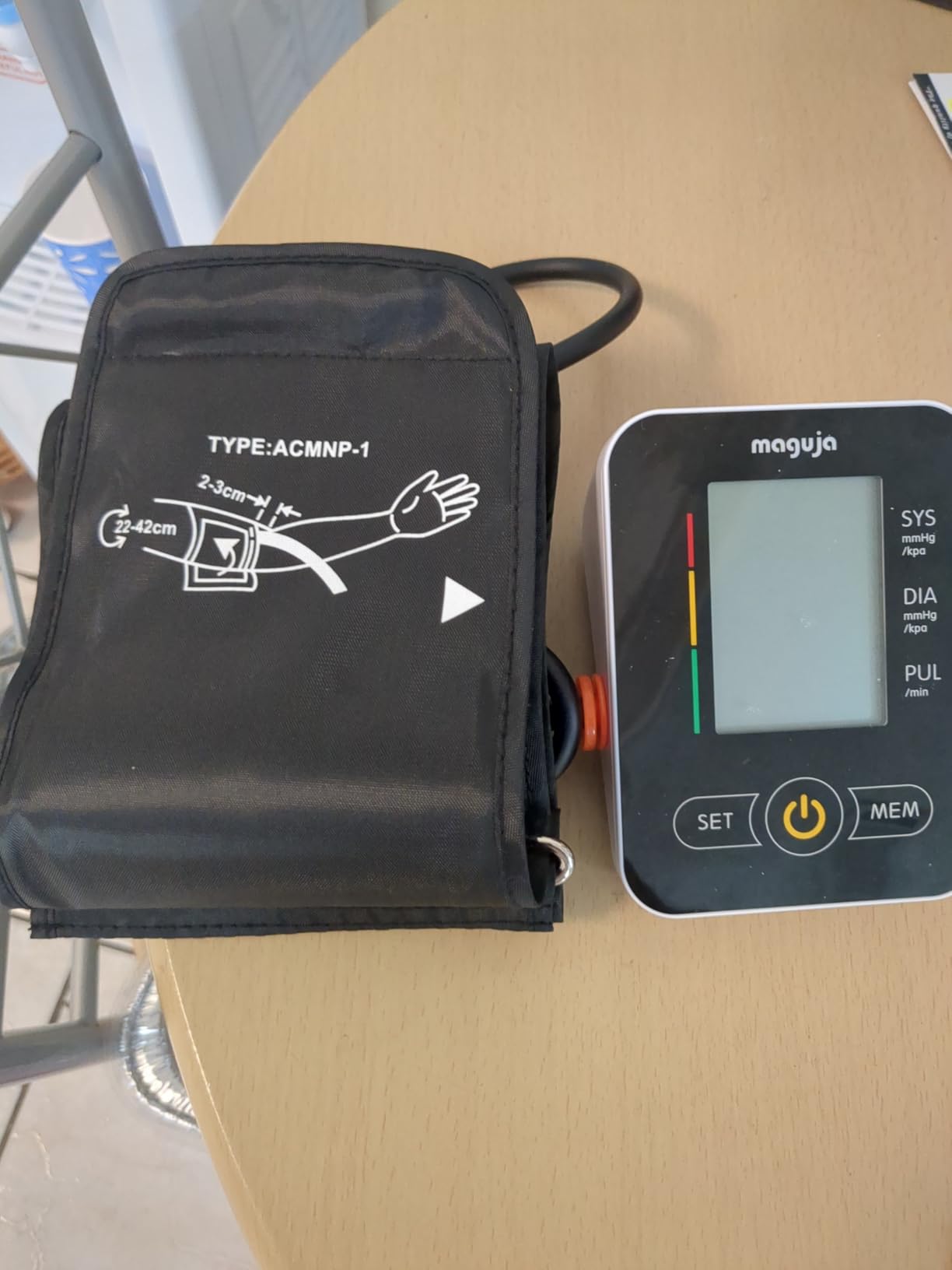 Arm Blood Pressure Monitor,maguja Blood Pressure Machine,BP Monitor Automatic Upper Arm Digital with Blood Pressure Cuff for Home Use customer photo 2