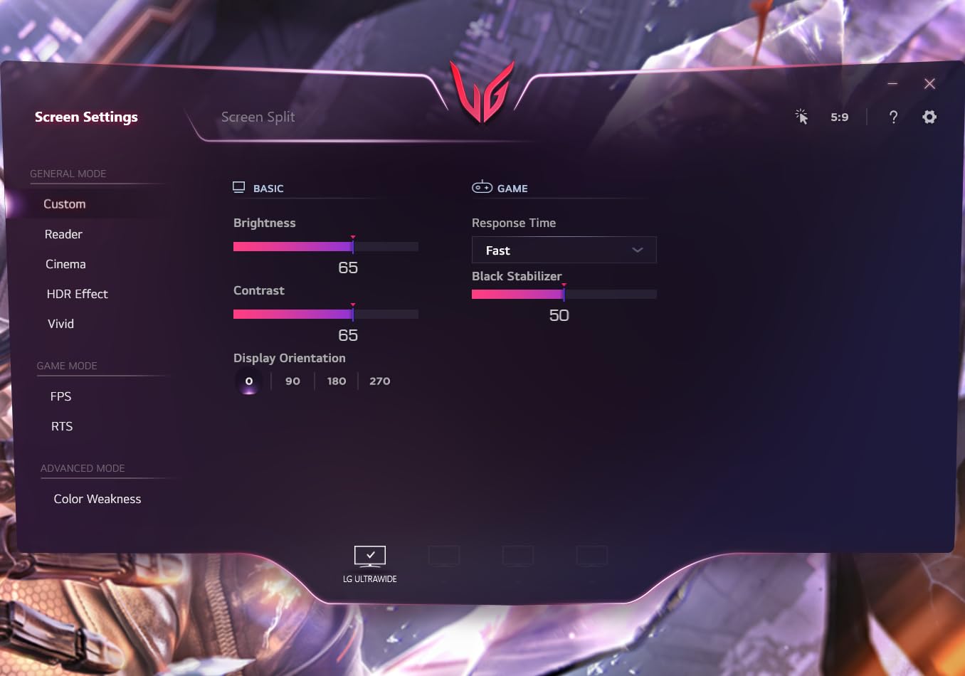 LG 34U65ZA-B UltraWide 34-Inch 3800R Curved Monitor QHD (3440 x 1440) IPS, Built-in Power, 3800R, HDR10, HDMI, DisplayPort, USB Type-C 90W PD, Built-in Speaker, Tilt/Height/Swivel Stand, Black customer photo 1