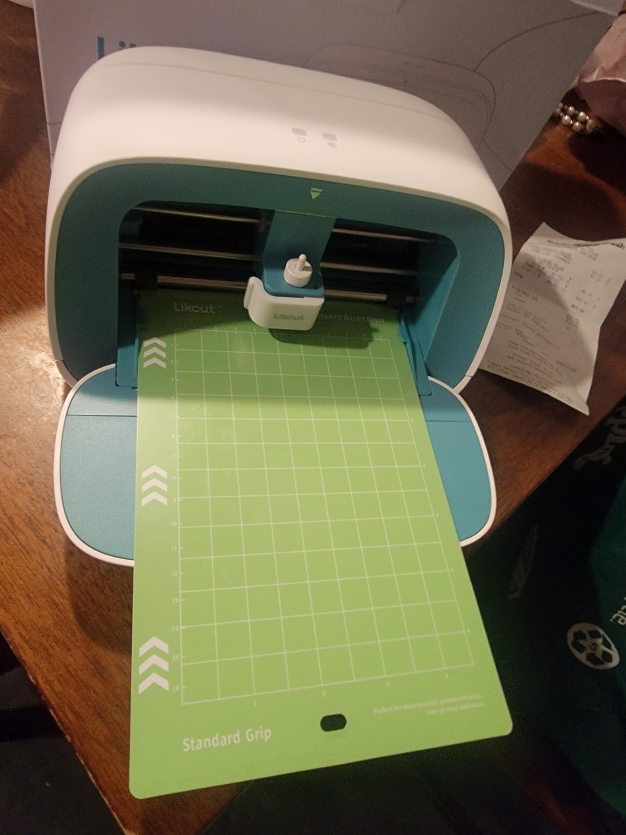 Likcut Vinyl Cutter Machine S501 - Smart Compact Sticker Maker for Vinyl & Paper Crafts, Portable Plotter DIY Cutting Machine for Sticker Joy Craft & Party Supplies, Gifts for Crafters customer photo 1