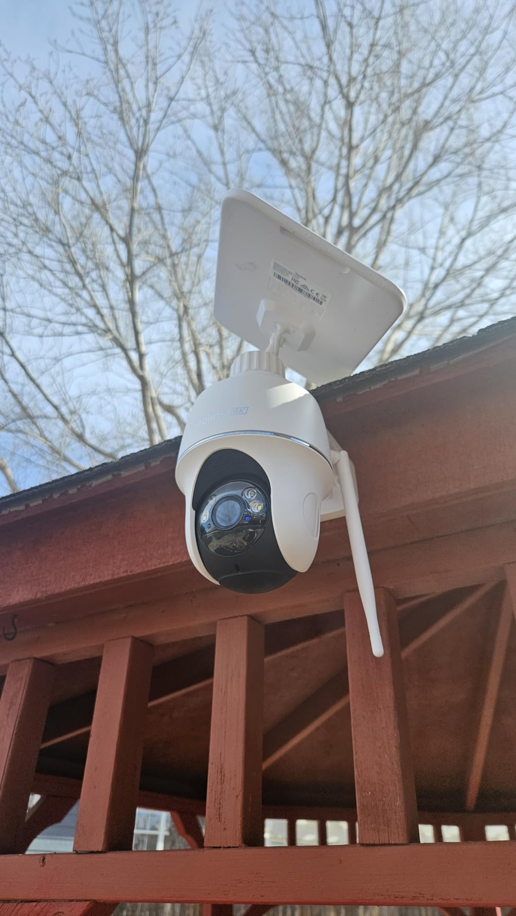REOLINK 4K Solar Security Cameras Wireless Outdoor System, Color Night Vision, 360° Pan Tilt Auto-Tracking, 2.4/5 GHz Wi-Fi 6, Encrypted Local Storage, No Subscription, Home Hub with 2X Argus PT Ultra customer photo 2
