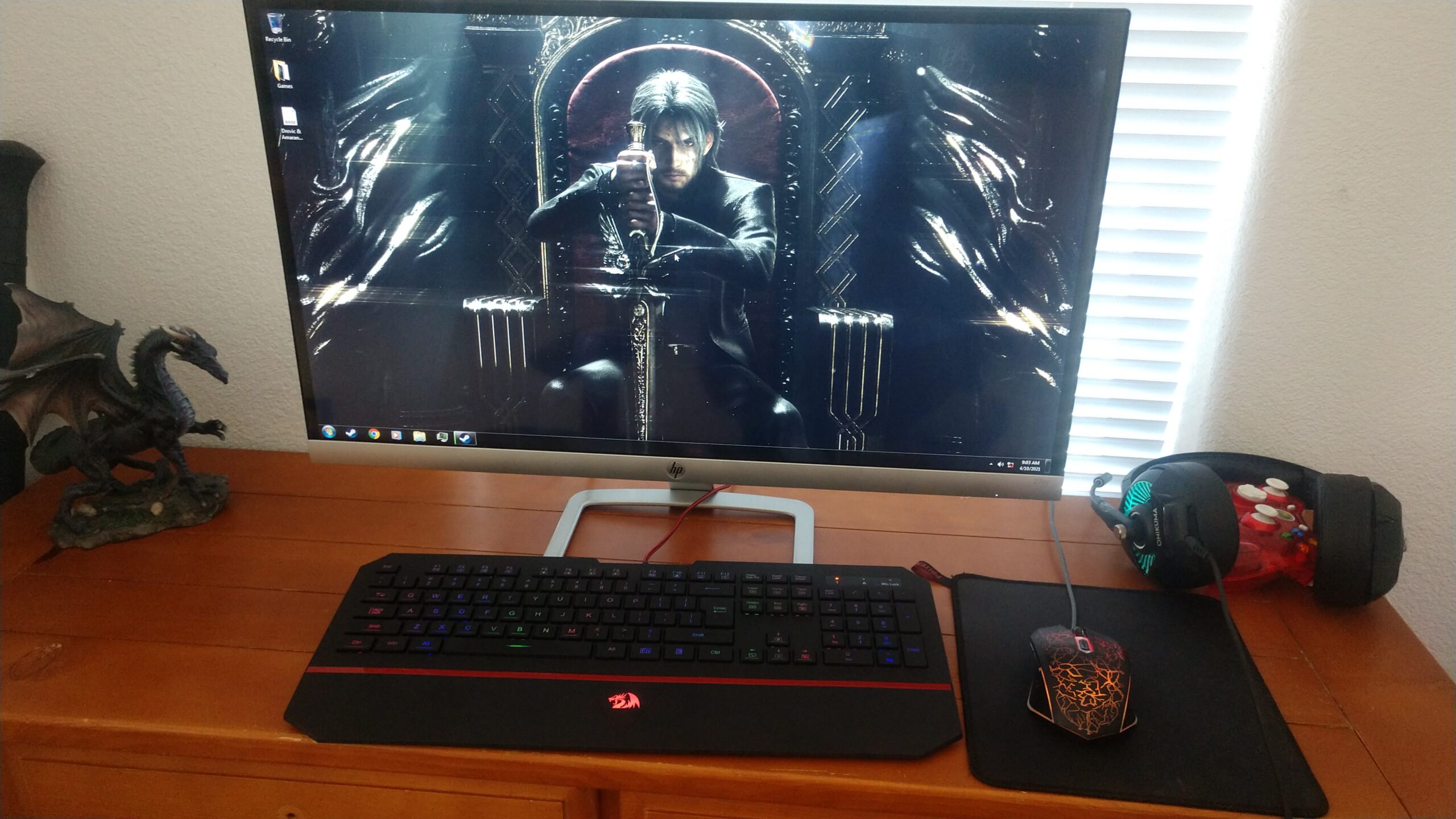 Redragon K517 Pro Wireless Gaming Keyboard, RGB Backlit, Tri-Mode BT/2.4GHz/USB-C, Mechanical Feel 94 Keys Computer Keyboard with 4 Macro Keys, Number Pad, 4000mAh Battery for Win/MAC customer photo 1
