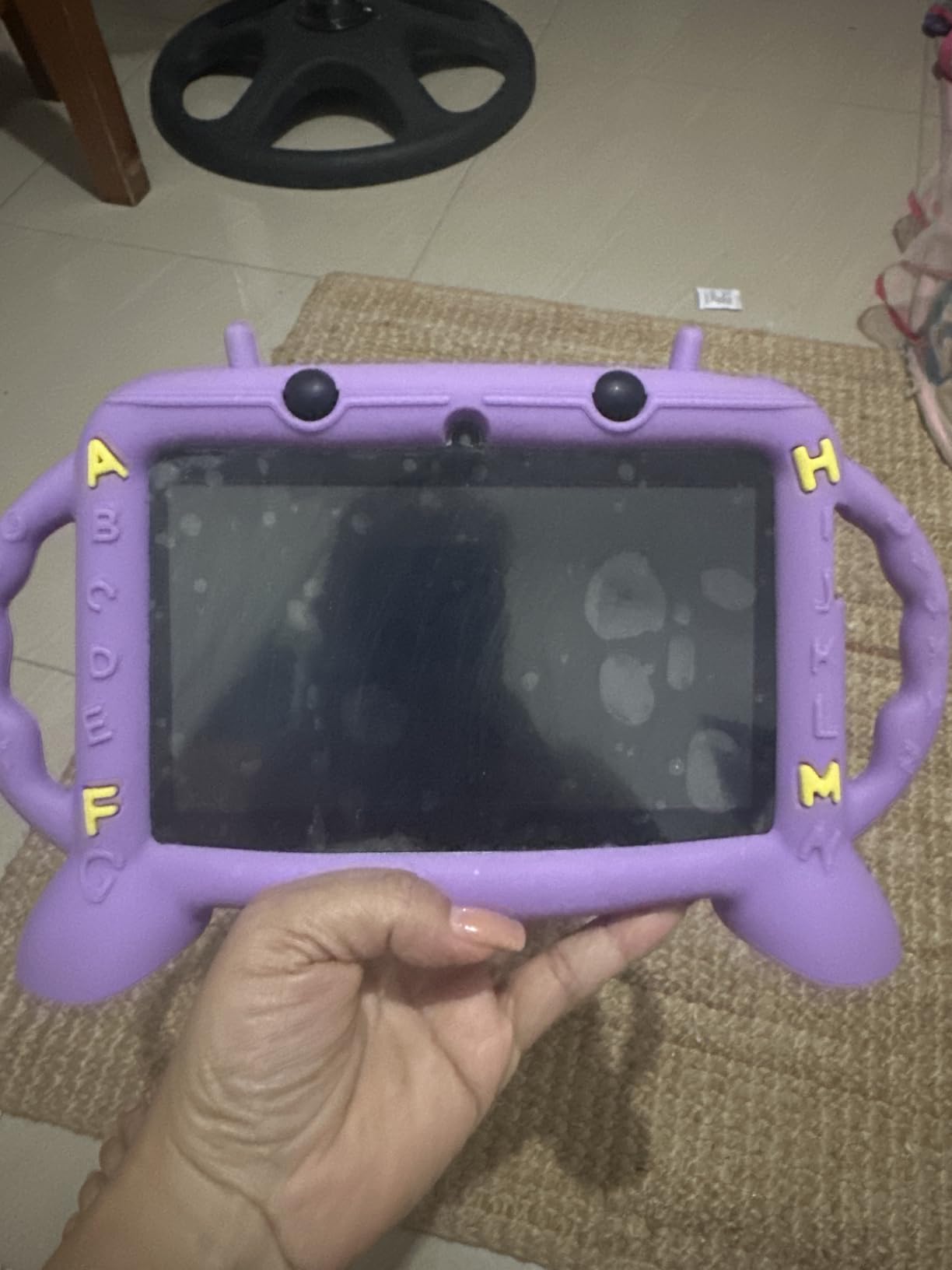Kids Tablet, 7 inch Tablet for Kids 2-10, Educational Learning Toddler Tablet Android 11, 3GB RAM+32GB ROM Storage, Google Play YouTube, Baby Girl boy Present (Purple) customer photo 2