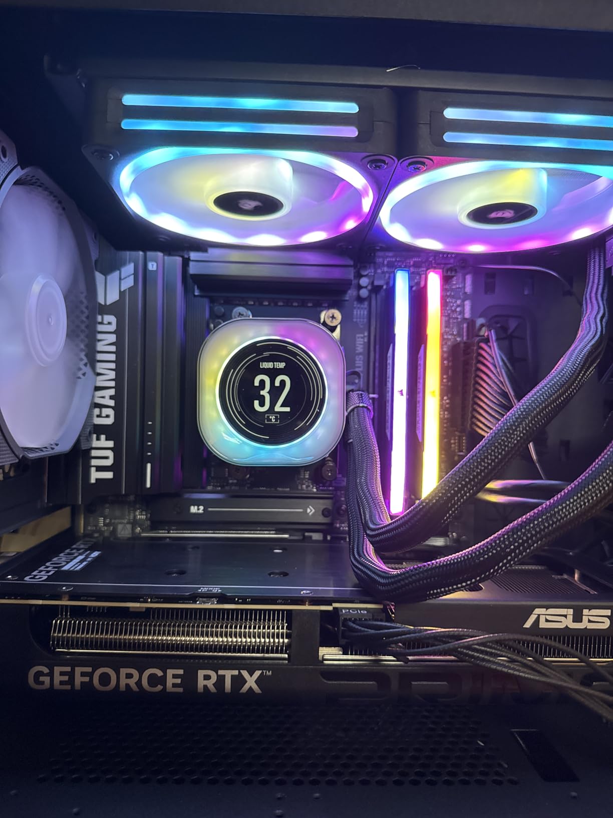 ASUS TUF Gaming B850M-PLUS WiFi AMD AM5 B850 mATX Motherboard, 14+2+1 80A DrMOS Stages, DDR5, PCIe 5.0, 3X M.2, Wi-Fi 6E, 2.5Gb LAN, DP, HDMI, USB 10Gbps & 20Gbps Type-C, BIOS Flashback, Aura Sync customer photo 2