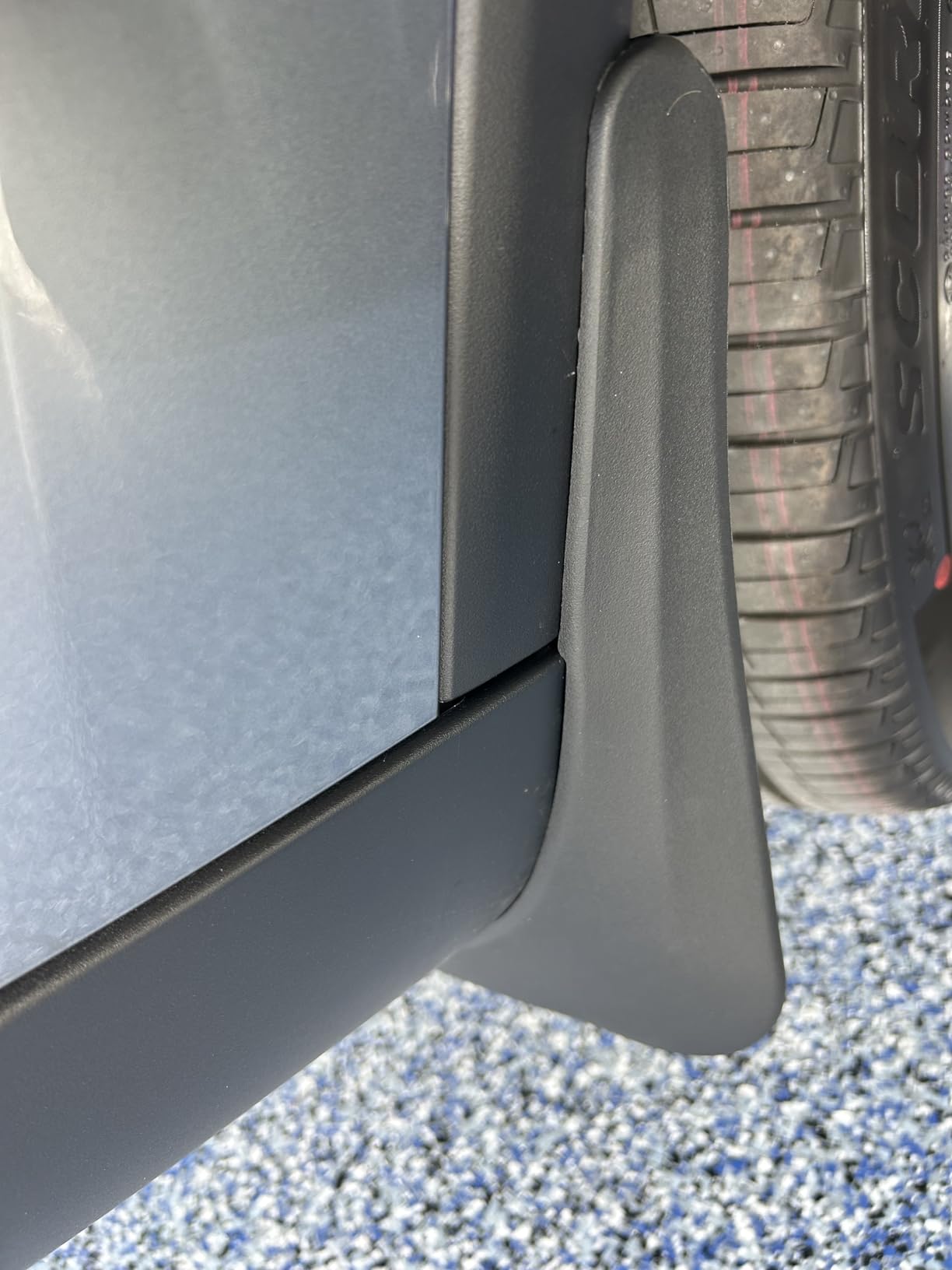 REEVAA Tesla Model Y Accessories - Mud Flaps [Protect Paint, No Drilling Required] All-Weather Splash Guard Body Kits for Model Y 2019-2024, Black (Set of 4) customer photo 2