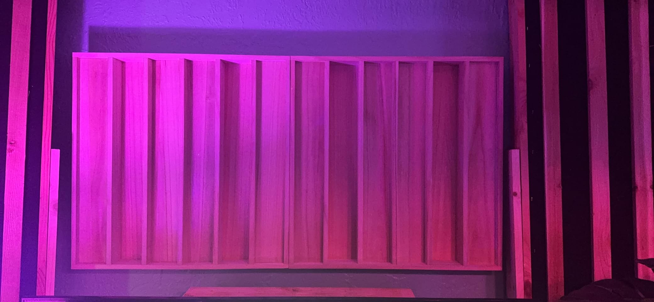 BXI Wood Sound Diffuser - 24 X 24 X 2.8 Inches Thick Acoustic Diffusion Panels Add Listening Room Musical Liveliness, Quadratic Residue Diffusor for Wall and Ceiling Acoustical Treatment (3D) customer photo 2
