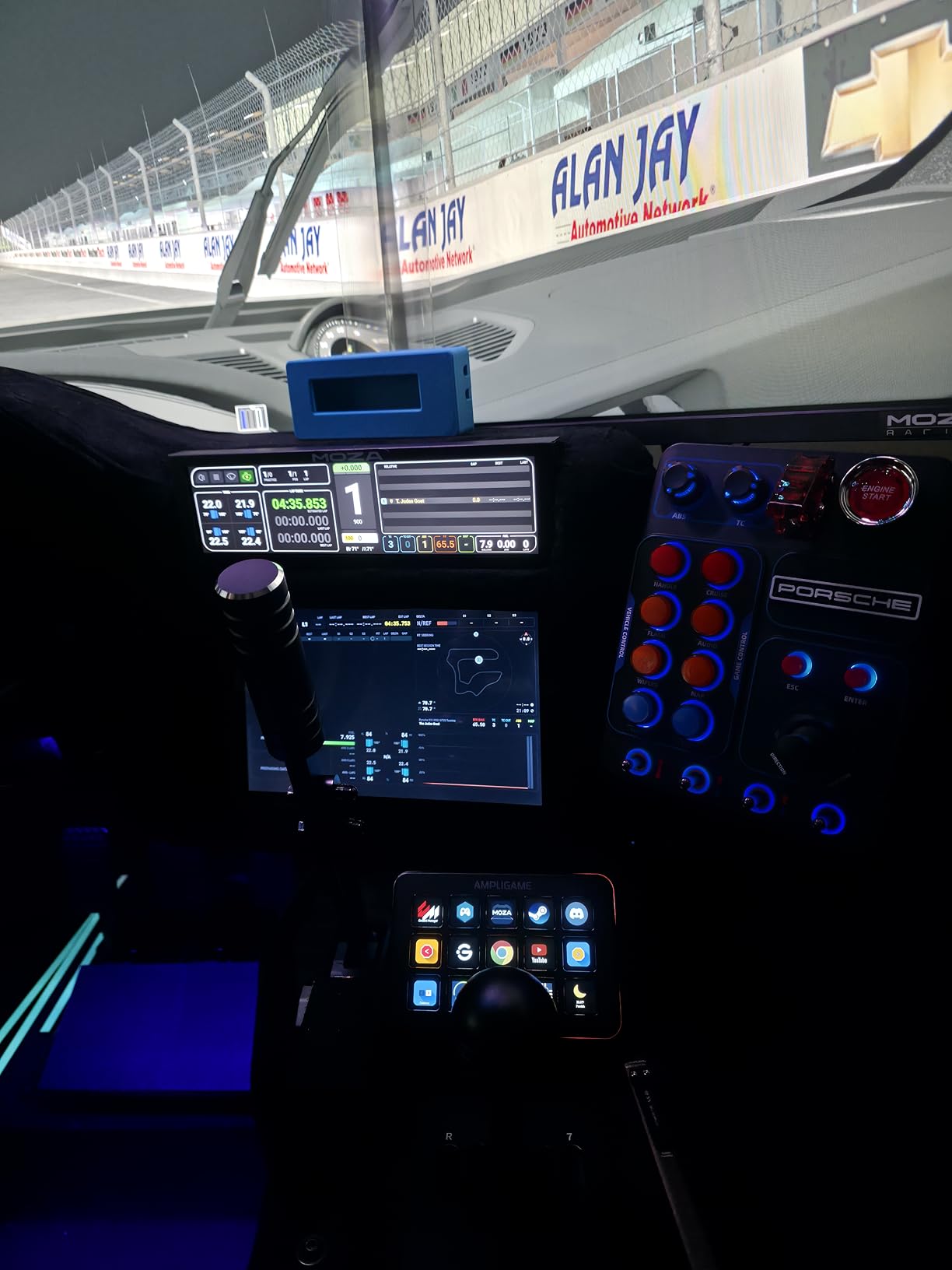 PXN CB1 Racing Button Box PC USB Simulation Racing Instrument Center Control Button Box Multi-function 30 Programmable Buttons for PC/V9 gen2, Adjustable RGB Lighting, For Truck ETS2 Hub Sim racing customer photo 1