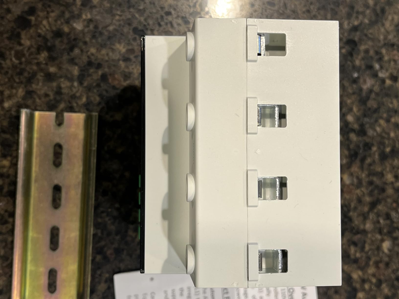 63A 110V Automatic/Manual Transfer Switch, DIN Rail Mount for Generator Backup Power & Gas Furnace, LED Display customer photo 2