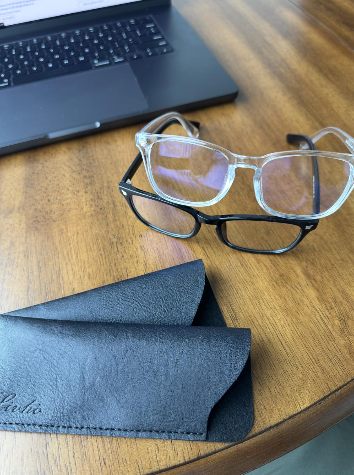 livho High Tech Blue Light Glasses - Advanced Blue Light Blocking Computer Glasses - Screen Fatigue & UV Protection customer photo 2