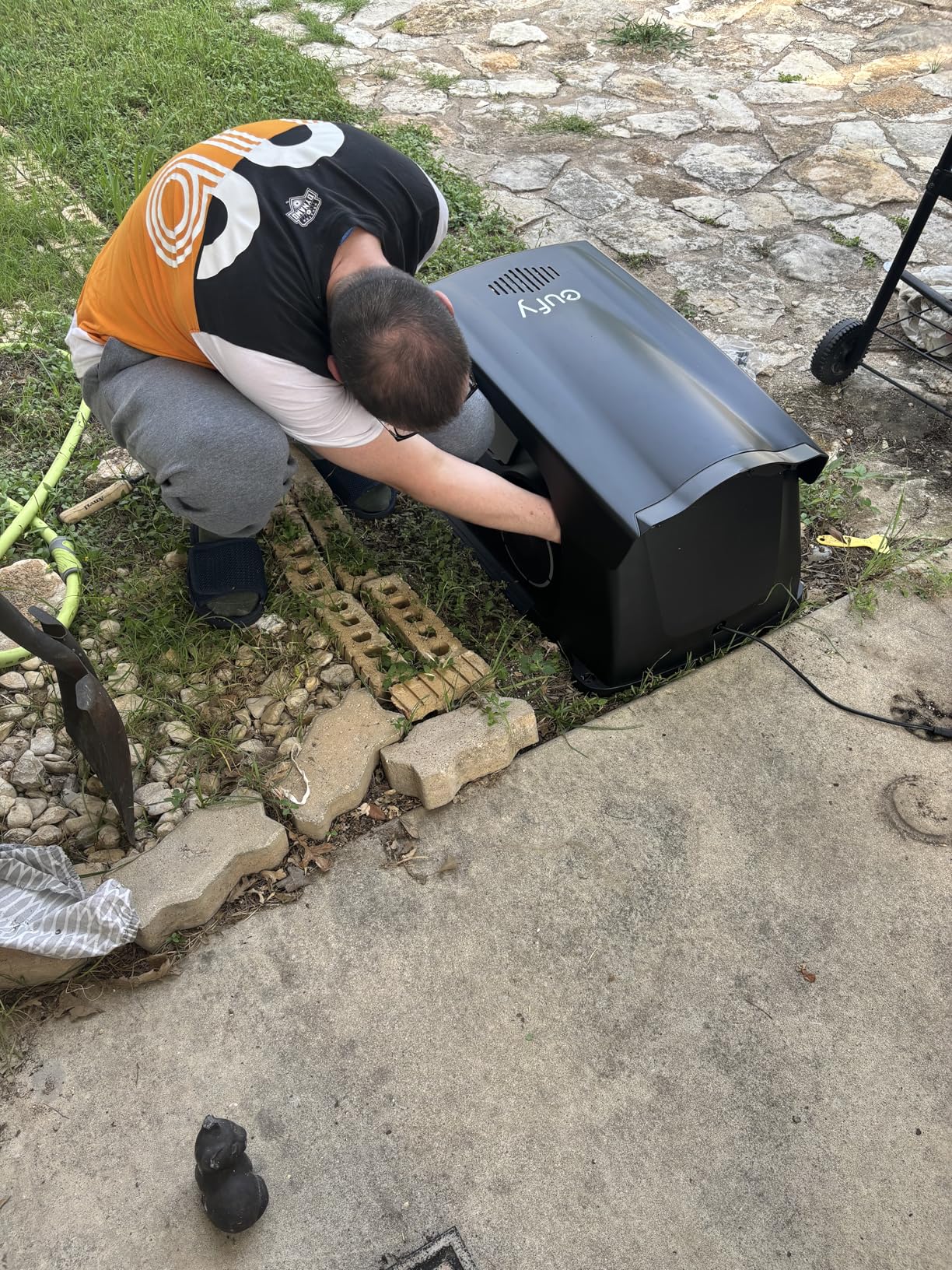 eufy Robot Lawn Mower E15, Auto Mapping, Pure Vision Navigation, Wire Free RTK Free, Multi-Zone Management, AI 3D Obstacle Avoidance, GPS Anti-Theft, 0.2 Acres, 18° Slope, App Control customer photo 2