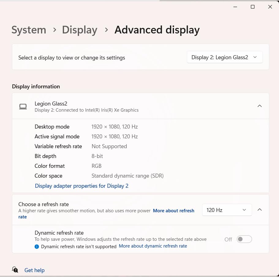 Lenovo Legion Glasses Gen 2 - Micro-OLED Personal Wearable Monitor for Gaming & Movies, FHD 120Hz Plug-and-Play Display for Lenovo Legion Go & USB-C Devices, High-Fidelity Audio & Privacy customer photo 1