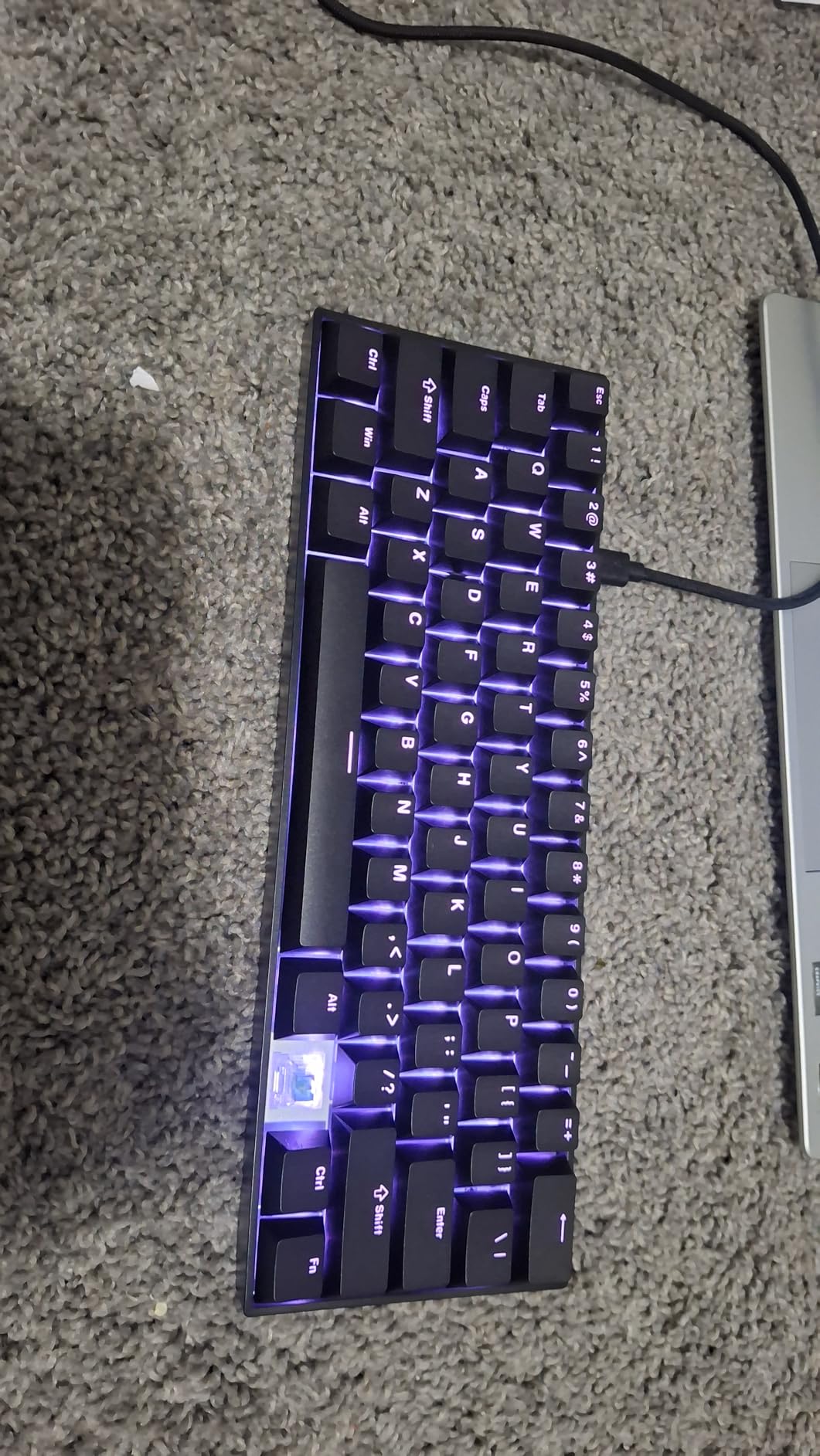 Hyekit x MCHOSE ACE 60 PRO 60% Wired Magnetic Switch Mechanical Gaming Keyboard, Rapid Trigger Hall Effect Keyboard, Hyper-Fast Adjustable Actuation, 8K Hz Polling Rate, RGB HotSwap, for PC/Mac, Black customer photo 1