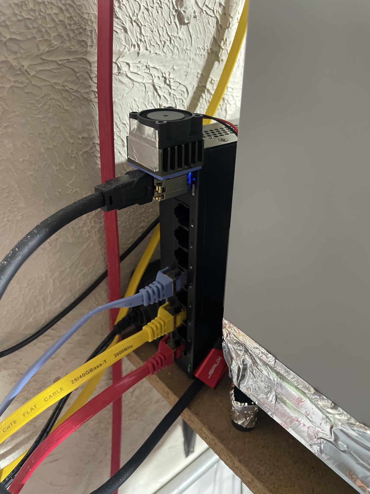 8 Port 2.5G Managed Ethernet Switch with 10G SFP, 8 x 2.5G Base-T Ports, Support LACP/VLAN/QOS/DHCP Client, Metal Web Managed Fanless Network Switch customer photo 2