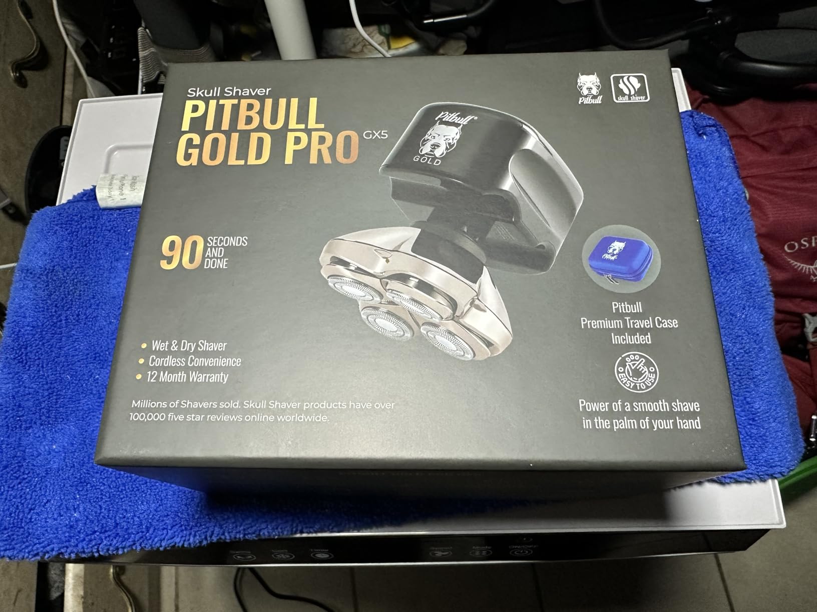 Skull Shaver - Pitbull Gold PRO GX5 Head and face Shaver customer photo 2