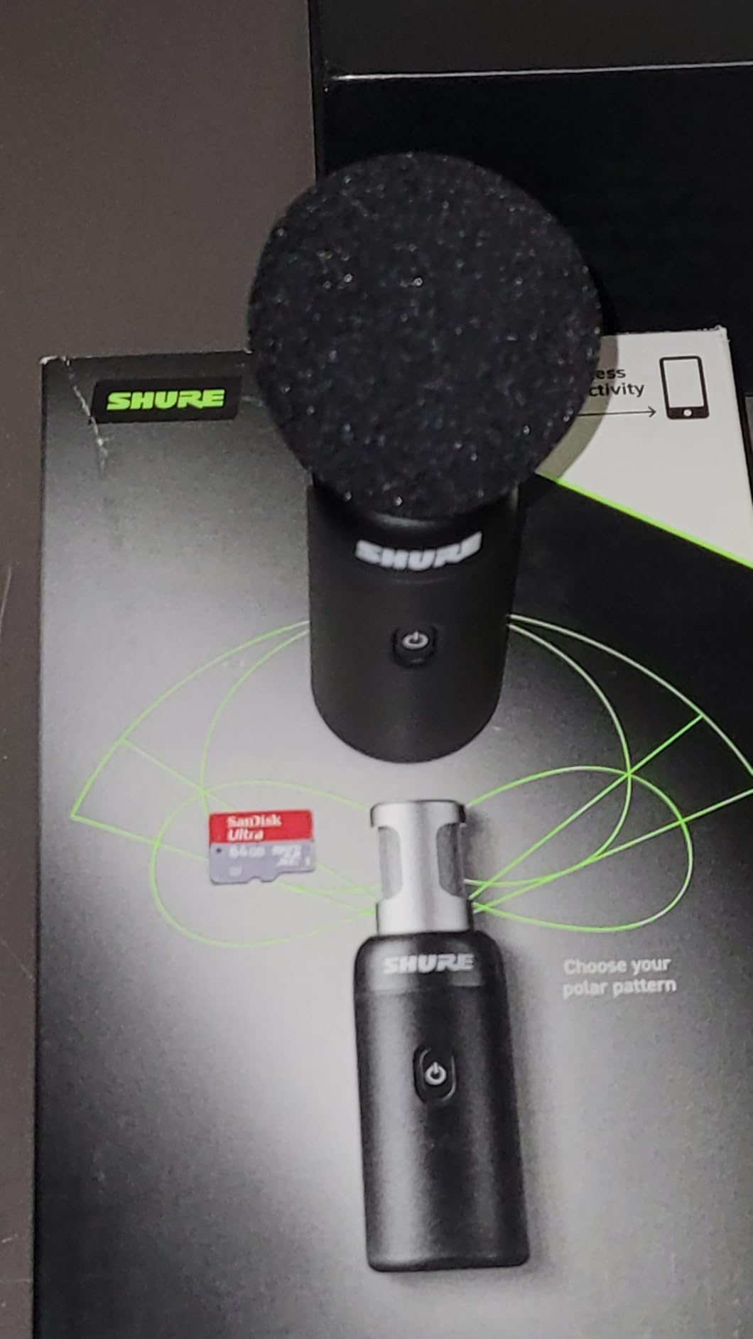 Shure MoveMic 88+ Wireless Microphone - Professional Stereo Mic with 4 Polar Patterns for Film, Field Recording & Interviews, Works with iOS & Android via Motiv App customer photo 2
