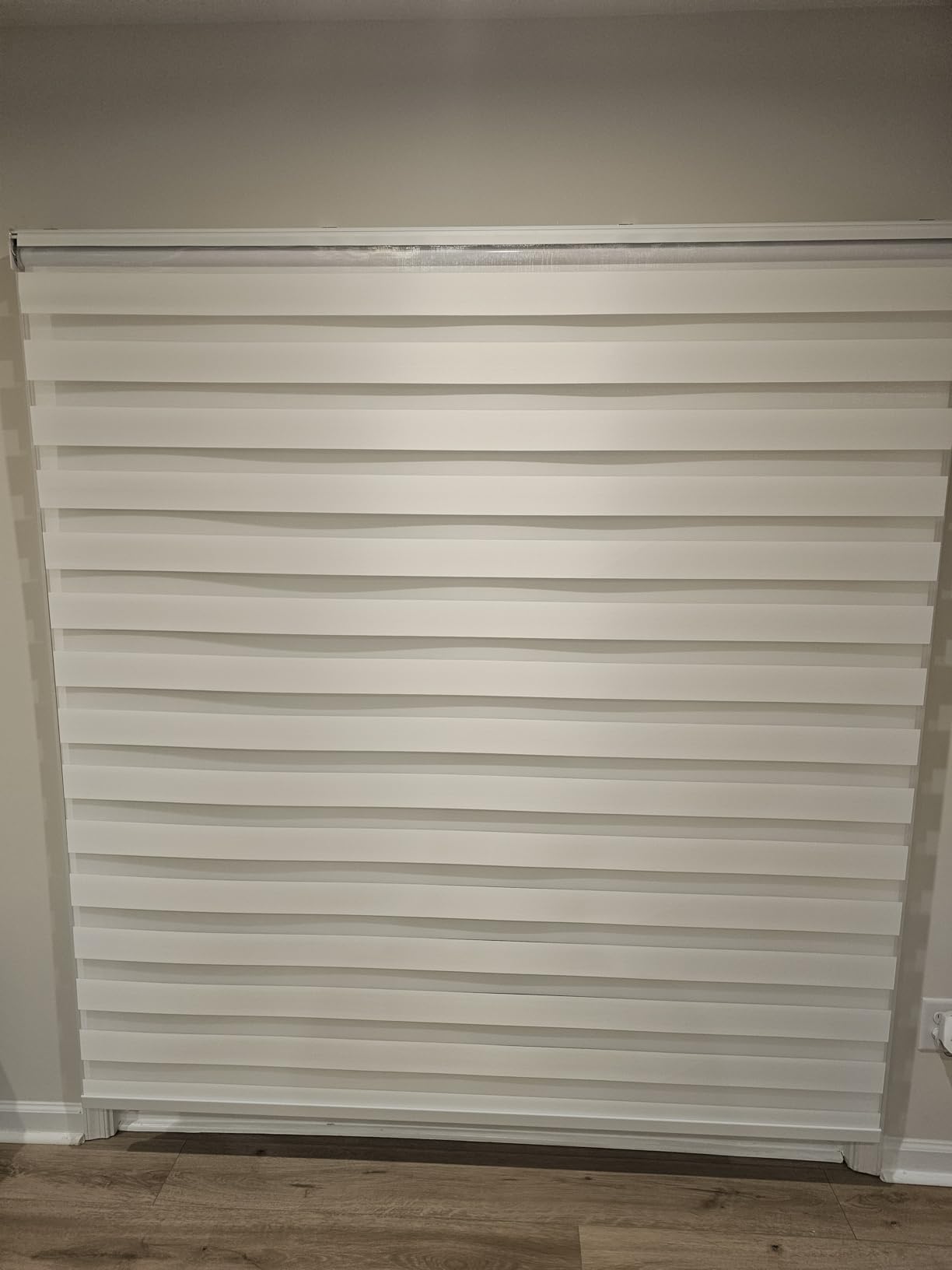 Yoolax Motorized Blinds with Remote, Electric Zebra Blinds for Indoor Windows, Room Darkening Smart Shades with Voice Control, Compatible with Alexa Google Home customer photo 2