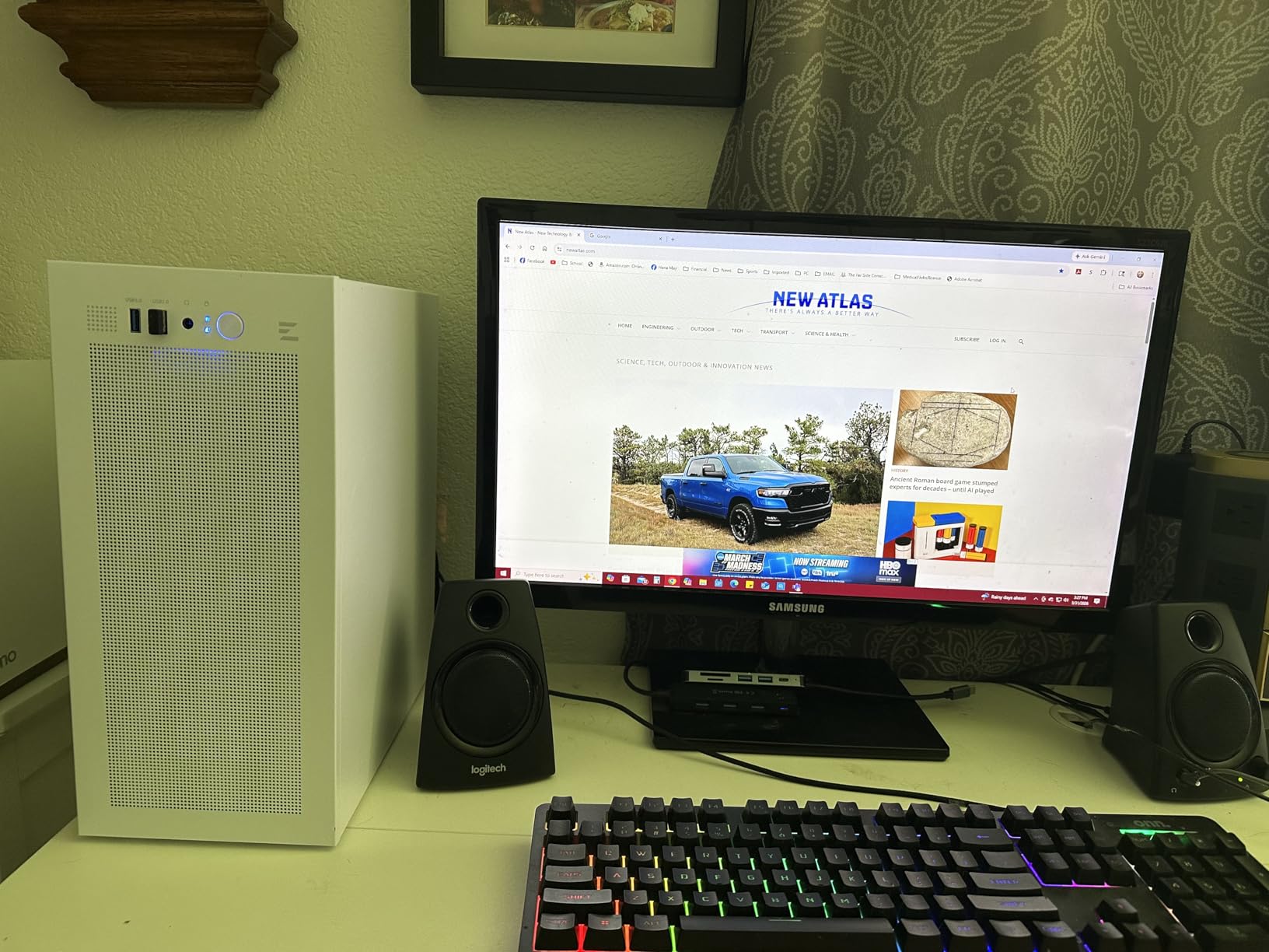 Zalman CUBIX Compact Mini Tower mATX PC Case, Heavy-Duty 0.8T Steel Chassis, Micro-ATX DTX ITX SFF SFX HTPC Small Form Factor Chassis with USB 3.0, 80mm Preinstalled Fan, Fits ATX PSU, White customer photo 1