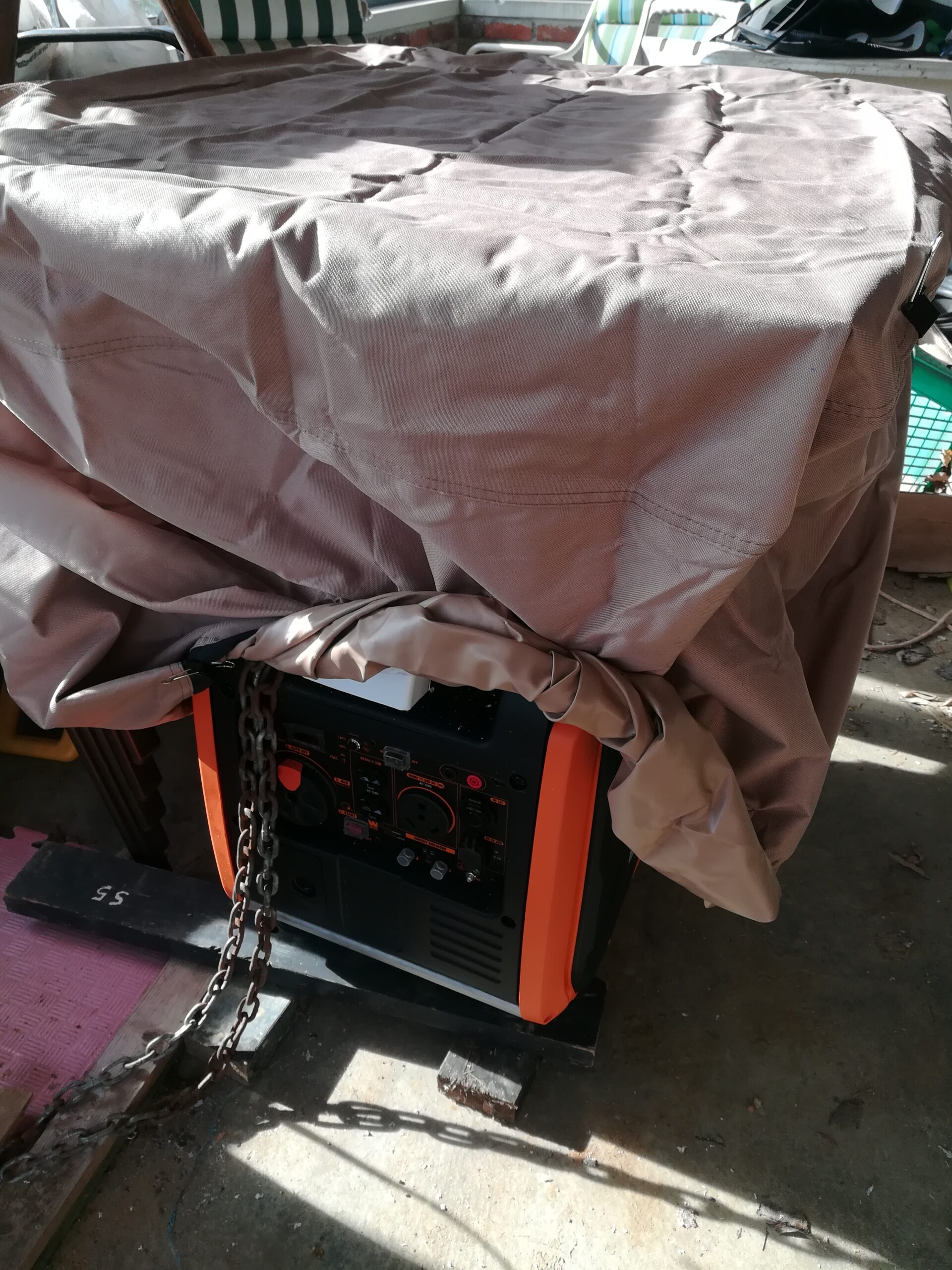WEN 6800-Watt Dual Fuel RV-Ready Electric Start Portable Inverter Generator with Fuel Shut Off and CO Watchdog for Electric Vehicle Backup customer photo 1