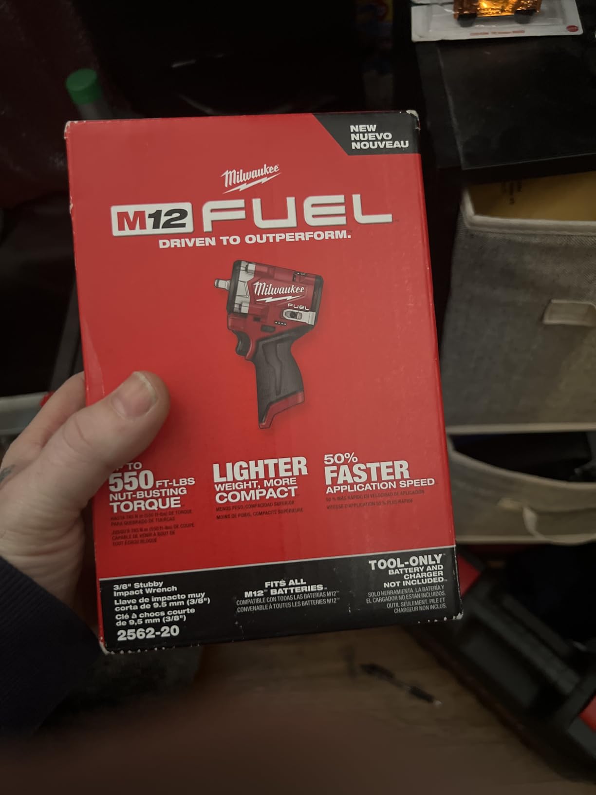 Milwaukee Electric - M12 FUEL Stubby 3/8 Impact Wrench customer photo 1