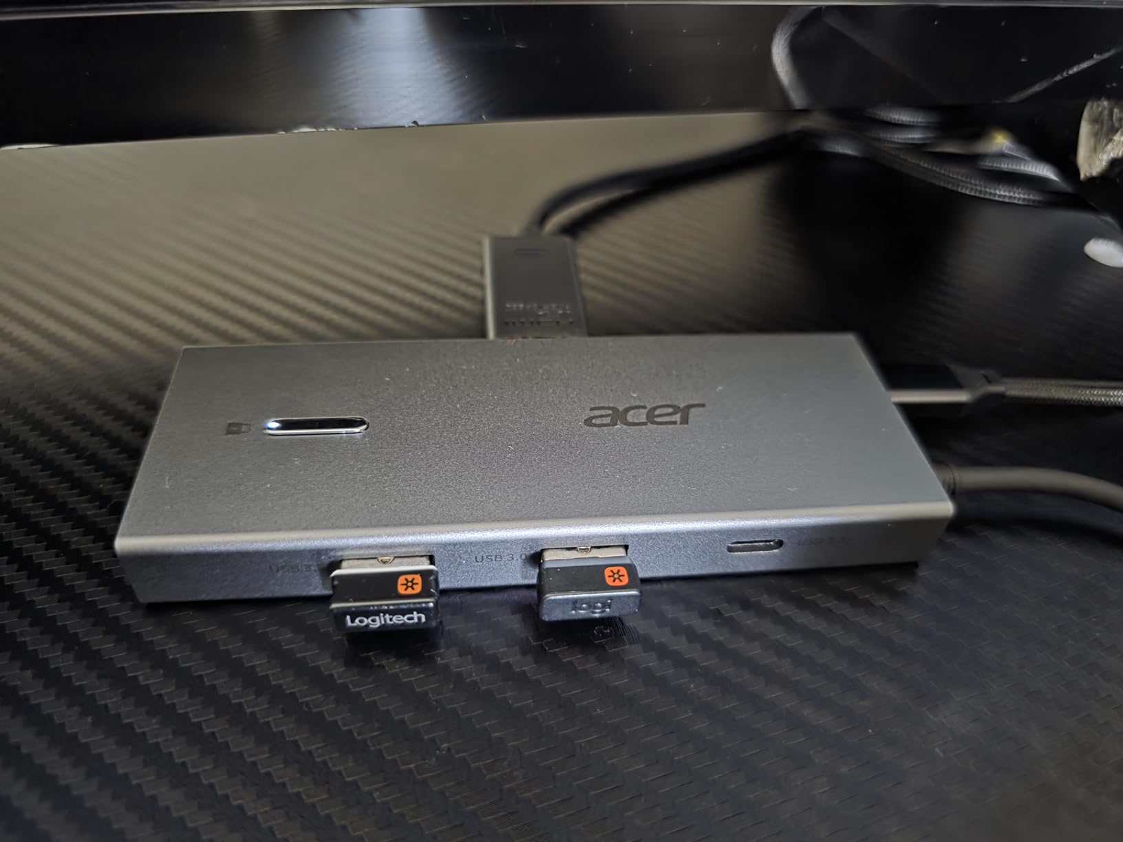 Acer USB C Docking Station Dual Monitor with 2 HDMI, 9-in-1 Laptop Docking Station with 4K@60Hz HDMI, USB A&C 3.0, SD/Micro SD, 100W PD, USB C Dock Compatible with Acer/Dell XPS/HP/Mac/Surface (15cm) customer photo 1