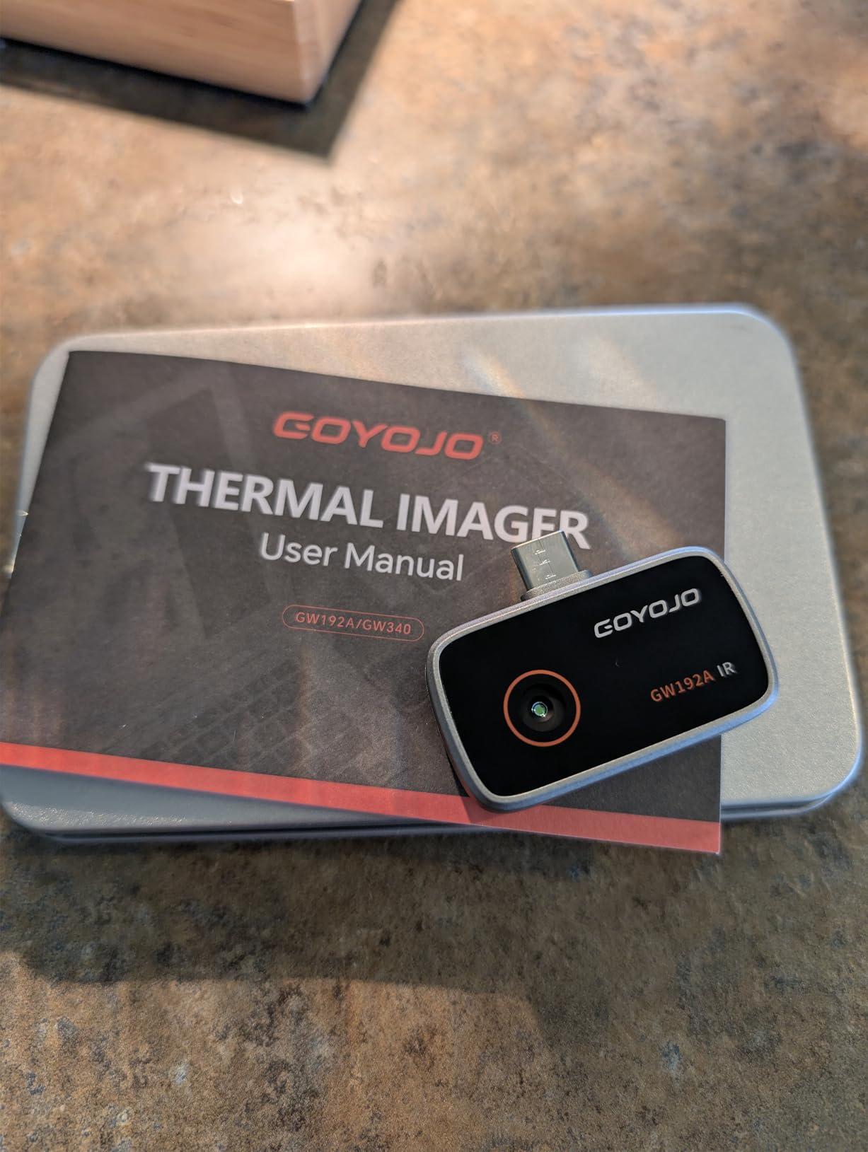 GOYOJO Thermal Imaging Camera for Android/iphone 15/16/17 iOS Series 192x192 IR Resolution- Water Leak Detection HVAC Electrical Plumbing, Automotive Repair, Home Inspection, DIY-USB-C Infrared Imager customer photo 2