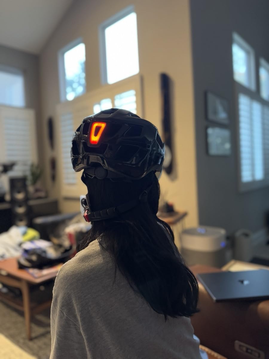 Bike Helmet Adult for Men, Lightweight Ebike Helmet with LED Light & Magnetic Goggles customer photo 1