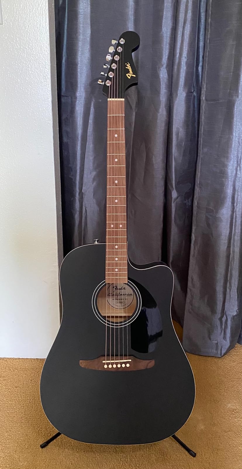 Fender California Debut Redondo CE Series Acoustic Guitar, Beginner Guitar, 2-Year Warranty, Includes Built-In Tuner, 2-Tone Sunburst customer photo 1