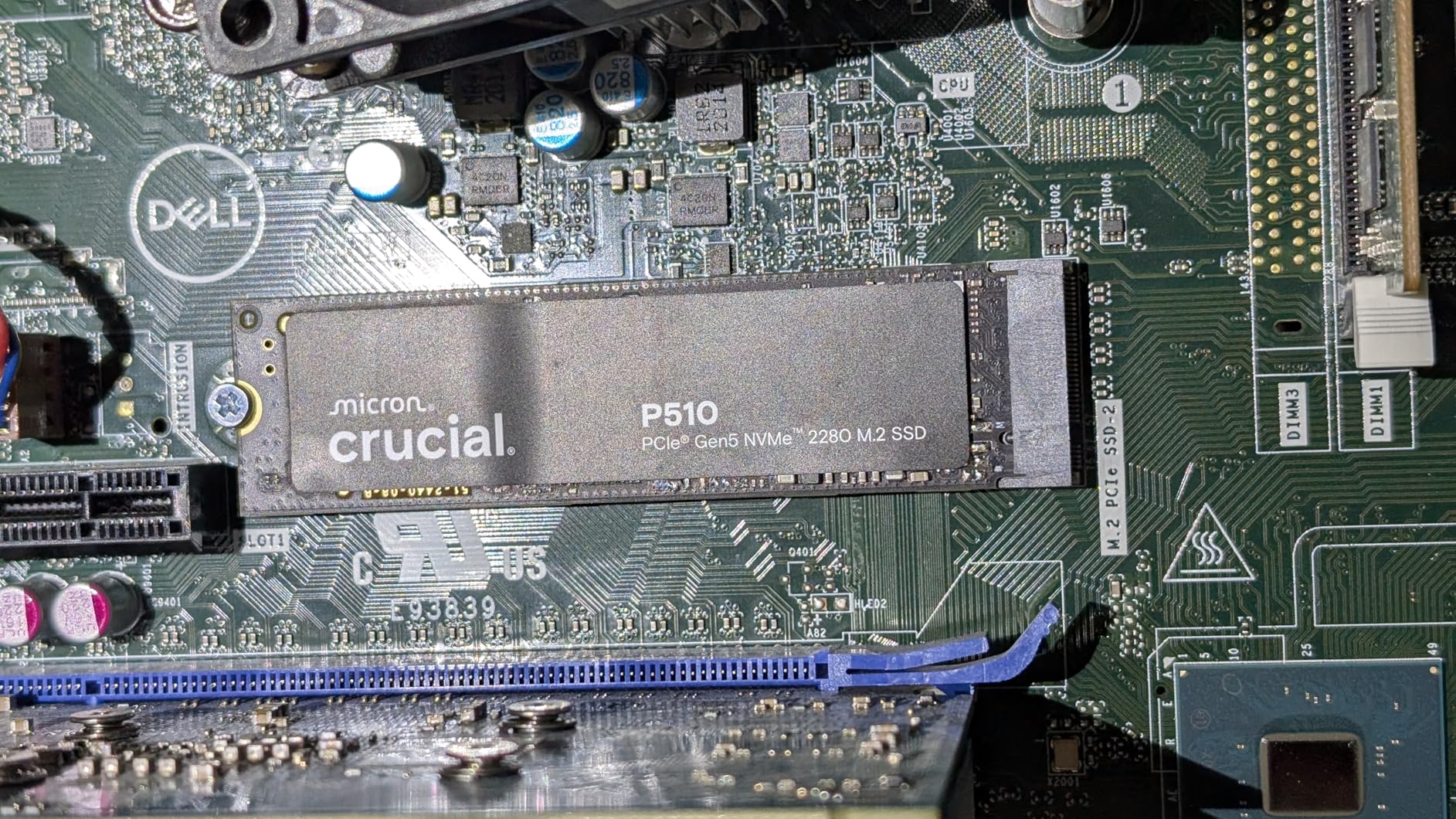 Crucial P510 PCIe Gen5 NVMe 1TB SSD with Heatsink, Up to 11,000MB/s, TLC NAND, Laptop & Desktop (PC) Compatible, for Gamers & Creatives, Solid State Drive - CT1000P510SSD5-01 customer photo 1