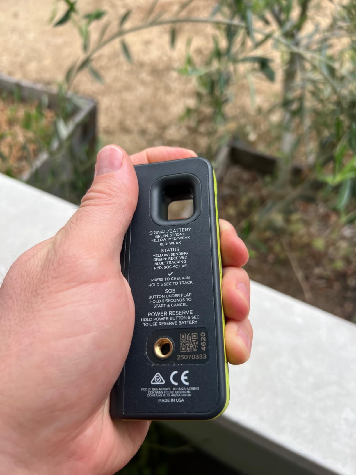 ACR Bivy Stick MESH Satellite Communicator - Dual-Mode LoRa-Enabled Mesh & Global Iridium Coverage, Two-Way SMS, GPS Tracker, Group Messaging, SOS Emergency with 24hr Reserve Battery customer photo 2