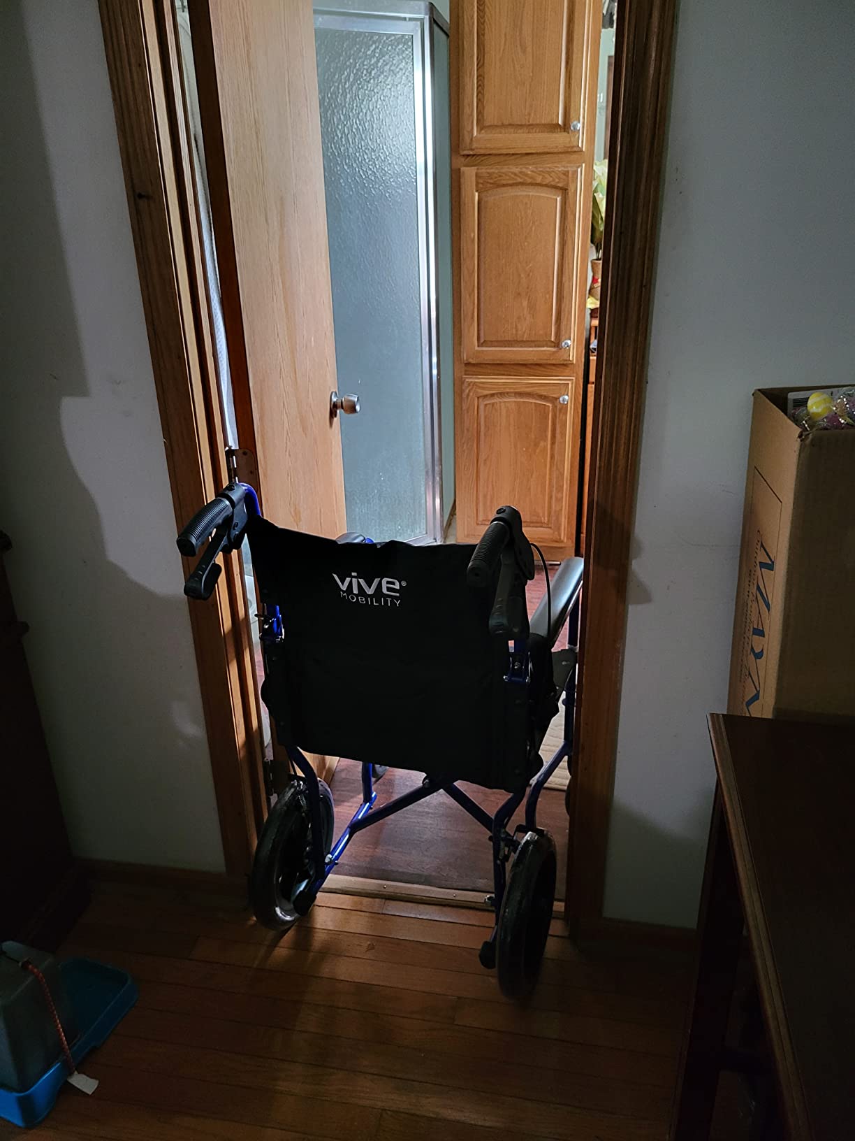 Vive Lightweight Electric Wheelchair for Adults - Foldable Power Wheel Chair - Collapsible, Folding, Ultralight, Motorized, Light Weight Travel Senior Carbon Fiber Mobility Aid - Weighs 39 lbs customer photo 2