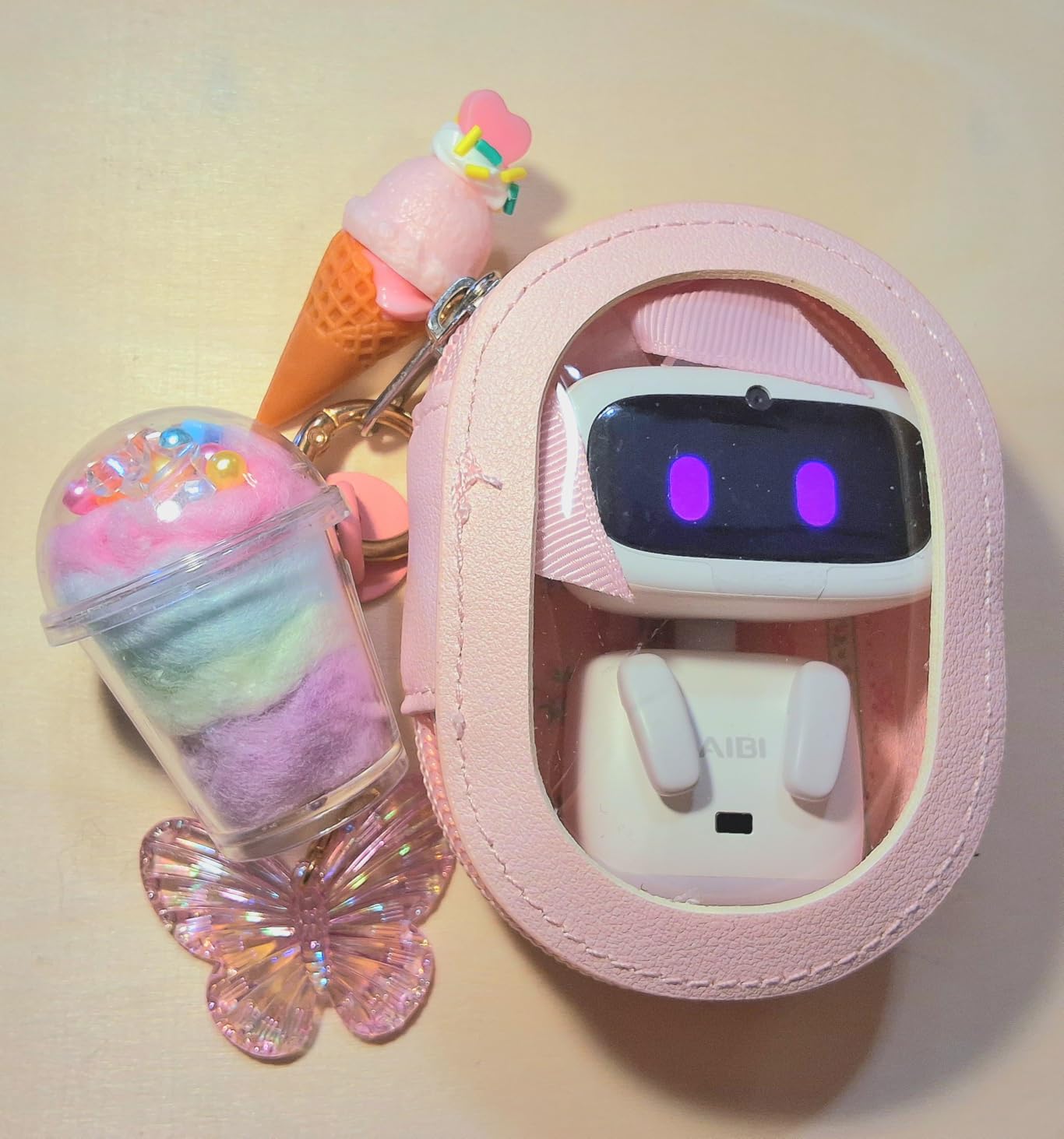 Aibi Pocket Pet - Wearable Robot | ChatGPT Powered AI Companion with Voice Commands, Emotional Interaction, Singing & Dancing | Magnetically Attaches to Anywhere | Ultra Portable customer photo 2