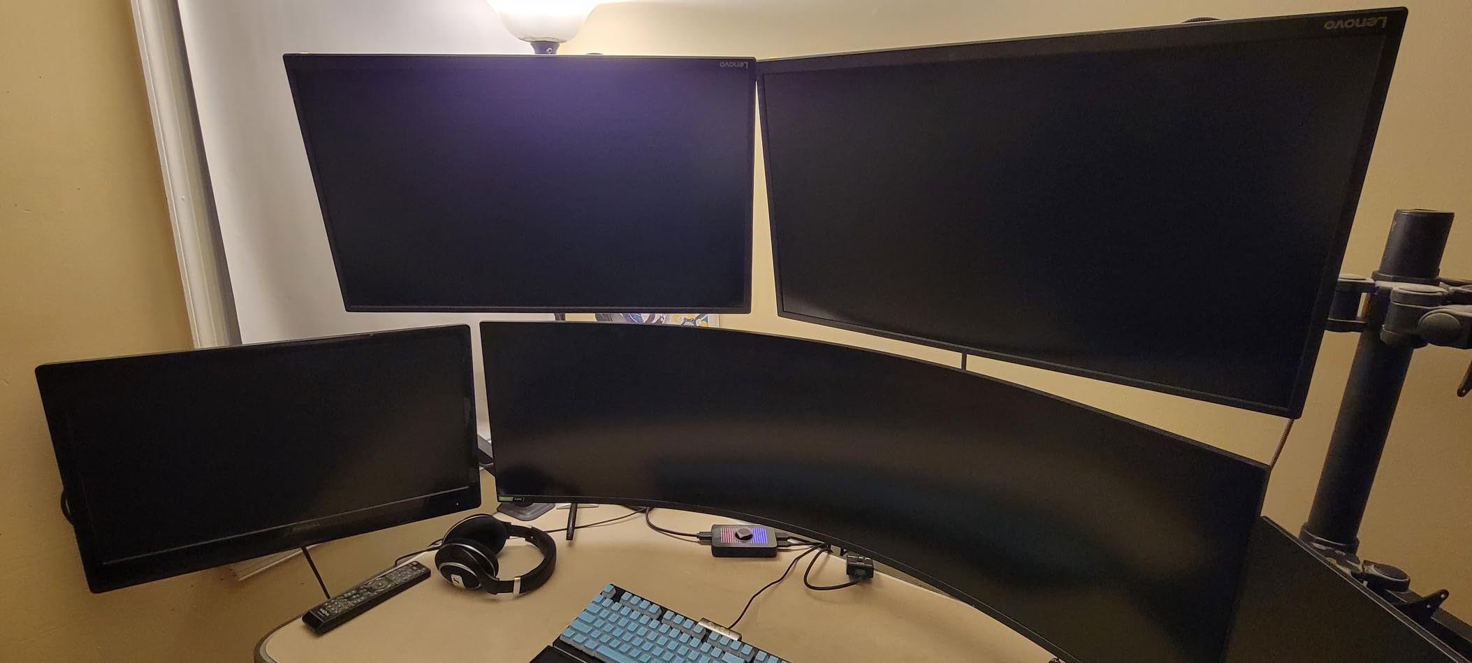 Dual Monitor-Arm Heavy-Duty for 17-49-inch Screens - Premium Vertical Stacked Dual Monitor Arm Desk Mount for Ultrawide Screens up to 44lbs, Fully Adjustability, VESA 75/100 mm, Black customer photo 2