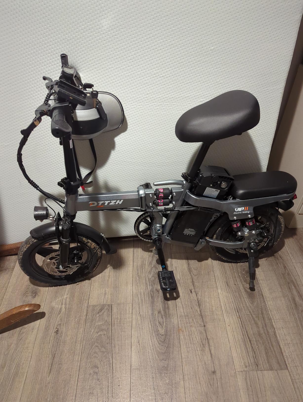 1000W 28MPH Foldable Ebike with Keyless Ignition, 48V 15Ah 60Miles Range Folding Electric Bike, 14