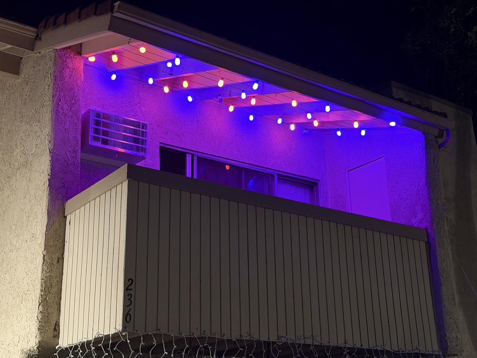 Govee S14 Bulb Outdoor String Lights 2, 96ft Smart RGBIC Warm White Patio Lights with 15 LED Bulbs, 111 Scene Modes for Outdoor Decor, Upgraded IP66 Compatible with Alexa, Google, Matter, APP Control customer photo 2