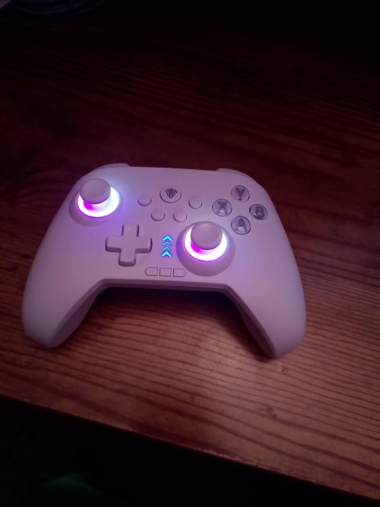 2.4G Wireless PC/Switch Controller with RGB Lighting/Programming Keys/Hall Joysticks/Hall Triggers/Vibrations, Three-Mode Switch Controller, Plug and Play Work for Windows PC, Android, Switch, Steam, TV customer photo 1
