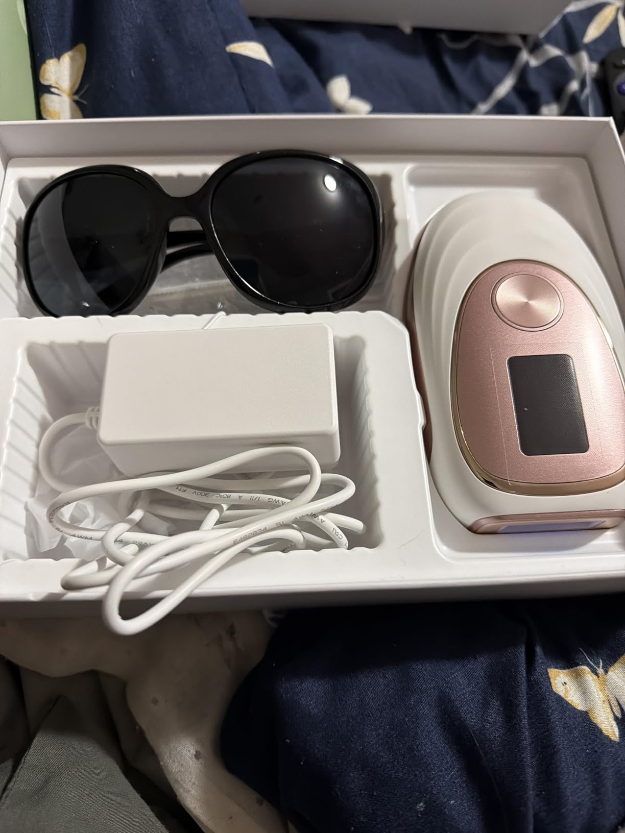 IPL Laser Hair Removal Device for Women & Men - Home 45°F Ice-Cooling Contact for Painless & Long-Lasting Results, 86% Hair Reduction in 3 Weeks for Full Body & Bikini Line, Rose Gold customer photo 1