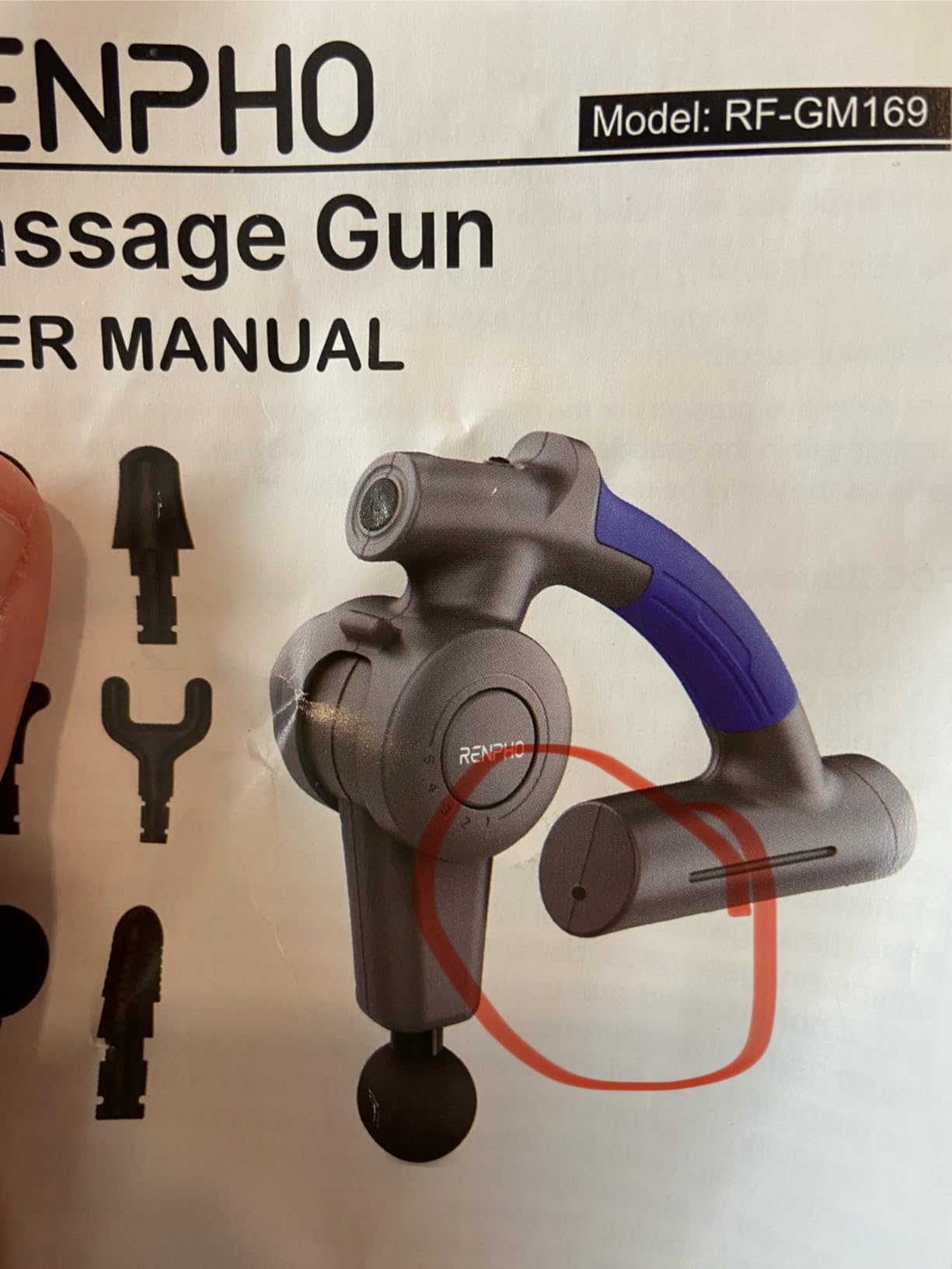 RENPHO Active Thermacool Massage Gun Deep Tissue with Heat and Cold, FSA Eligible, Back Massager for Muscle Relief, HSA, Percussion Body Masajeador for Men Women Athletes, Portable with Case customer photo 2