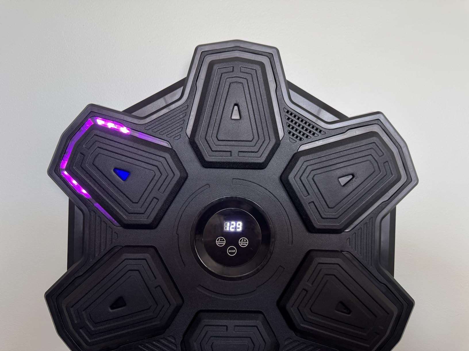 Upgraded Music Boxing Machine for Adults and Kids, Smart Bluetooth Boxing Trainer with Gloves, Wall Mounted Electronic Music Punching Machine with 9 Modes & 9 Speeds, for Home, Office, and Gym Workout customer photo 1