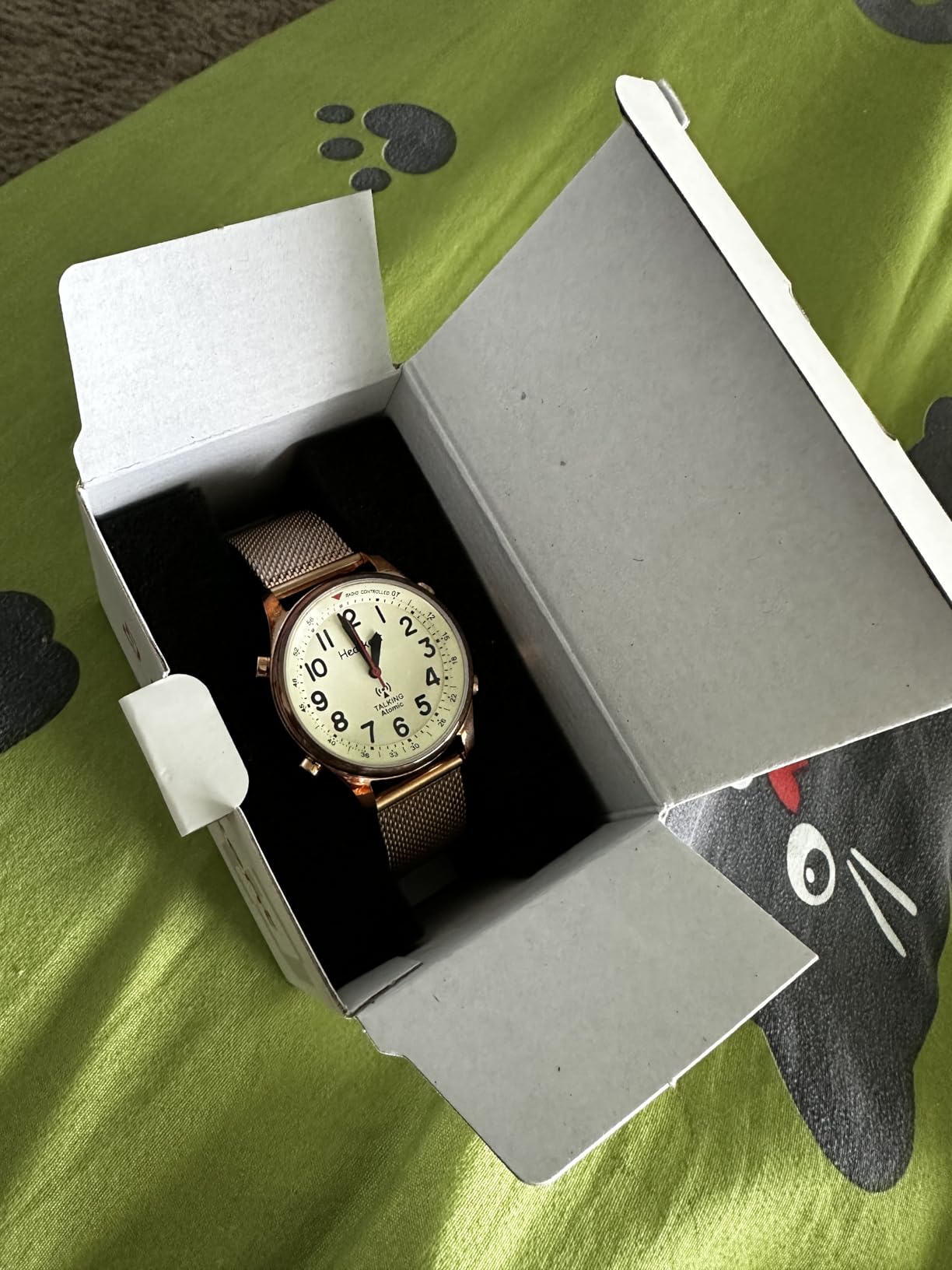 Women's Atomic Talking Watch,Loud and Clear English Announce for Senior/Blind/Visually Imparied,Exquisite and Stylish Gift-2004L (Rose Gold) customer photo 2