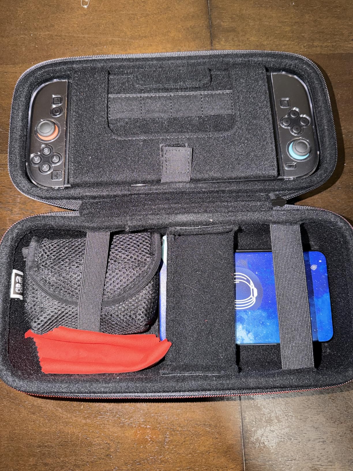 R.D.S. INDUSTRIES, INC. - Game Traveler Deluxe Licensed System Case for Nintendo Switch, Nintendo Switch 2, OLED, Black Medium (NS230) customer photo 2