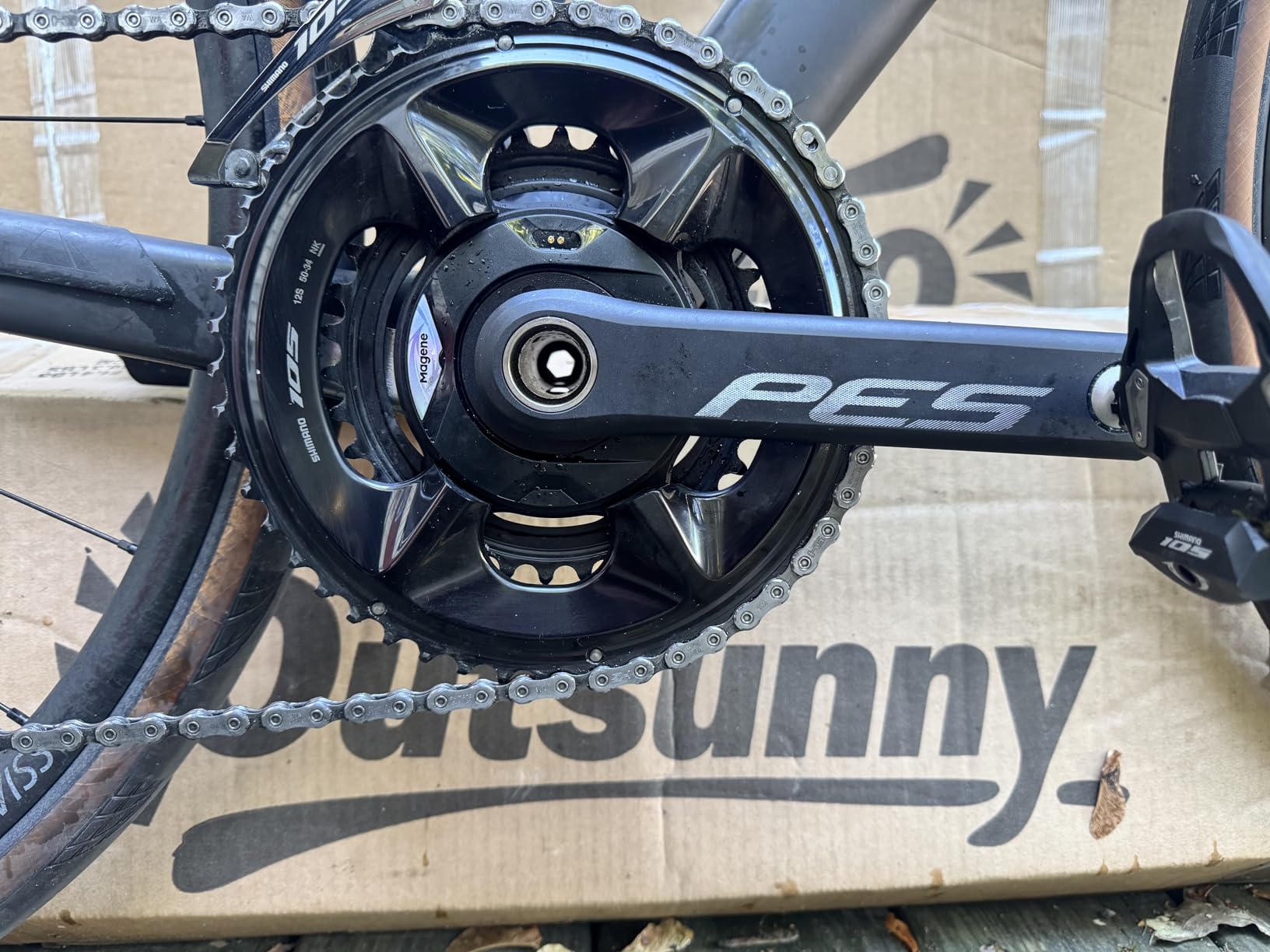 Magene PES P505/P515 Power Meter Crankset - ±1% Accuracy, 625g Lightweight, 330H Battery, 110BCD, ANT+/Bluetooth, IPX7 Waterproof for Cycling customer photo 1