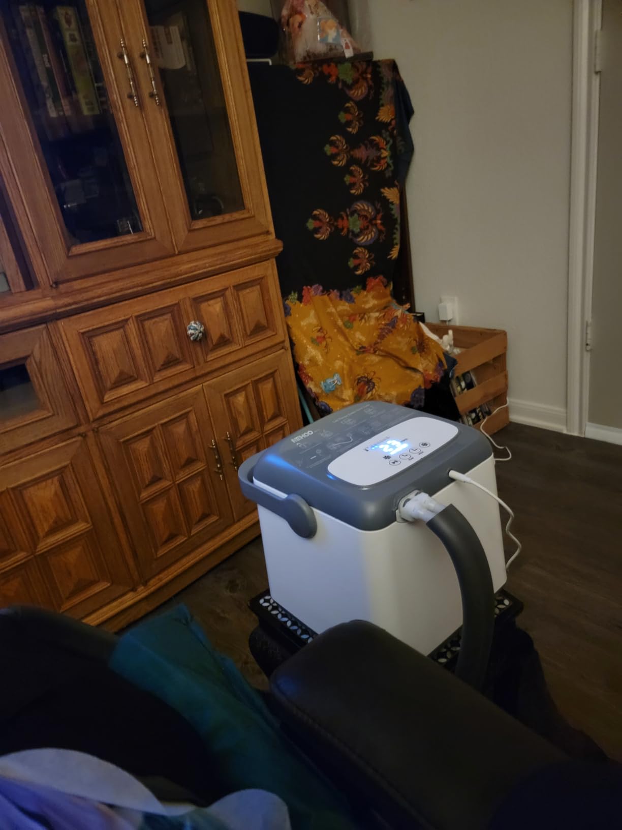 Cold Therapy Machine with Extra Large Knee/Hip Pad, Pain Relief for Post-Surgery Recovery, Programmable Ice Therapy Machine, Continuous Cryotherapy Cold Pack customer photo 2