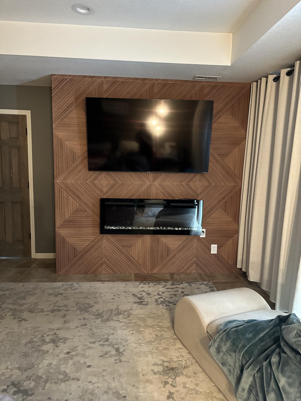 Acoustical Wall Panels, 6-Piece 23.62 X 23.62 Inches Art Acoustic Panels, Decorative Acoustic Panels, Acoustic Wall Panels, Sound Absorbing Wall Art, Arcadian Vortex customer photo 1